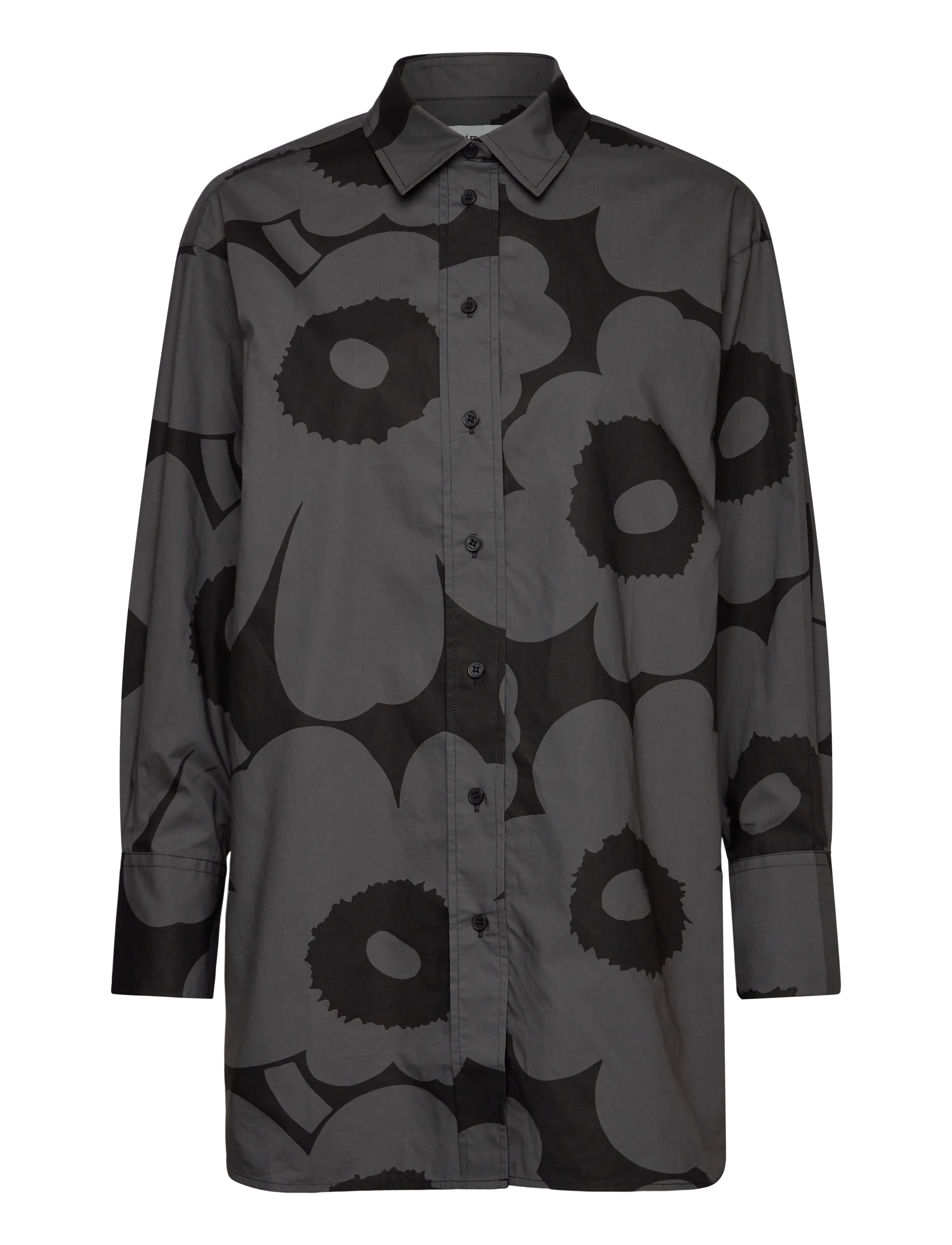Marimekko NILA UNIKKO - Pamatlietas - BLACK, DARK GREY / grey