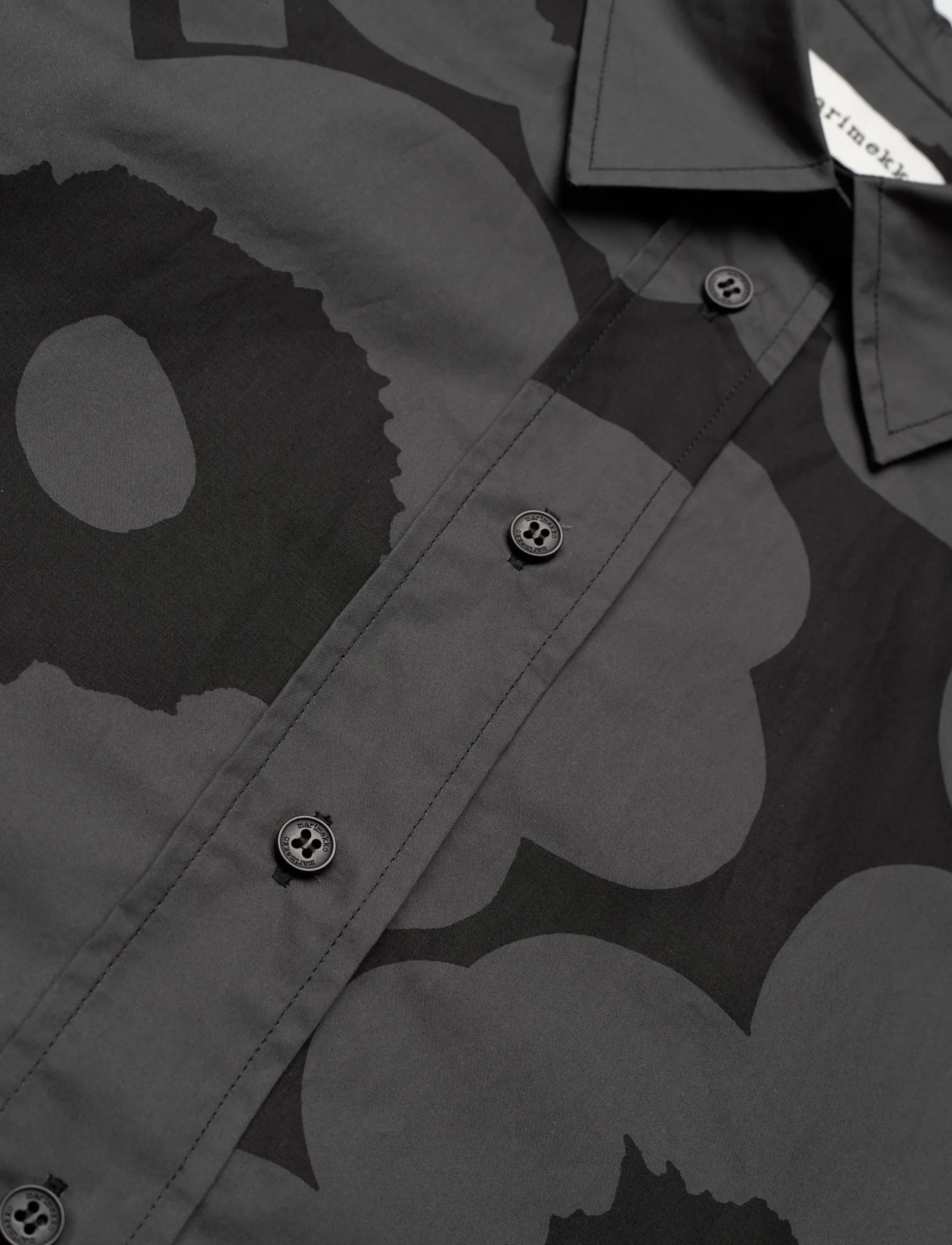 Marimekko - NILA UNIKKO - jeanshemden - black, dark grey - 2