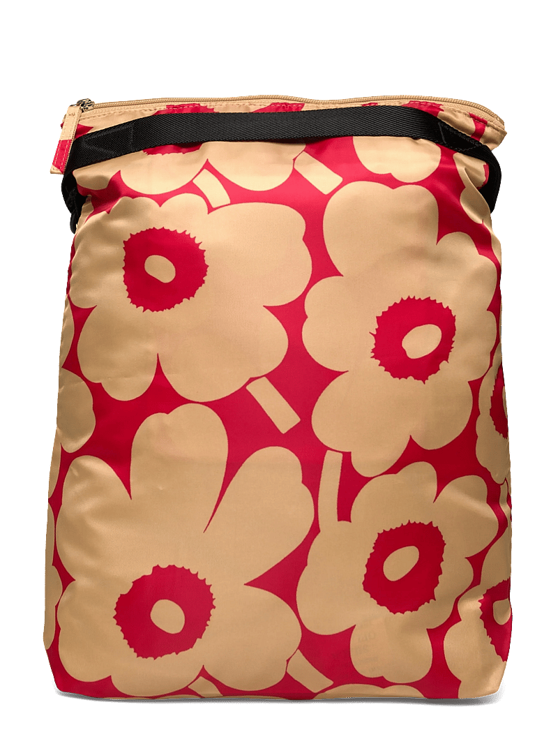 Marimekko - NEAT CROSSBODY UNIKKO M - shoppers - light brown, red - 2