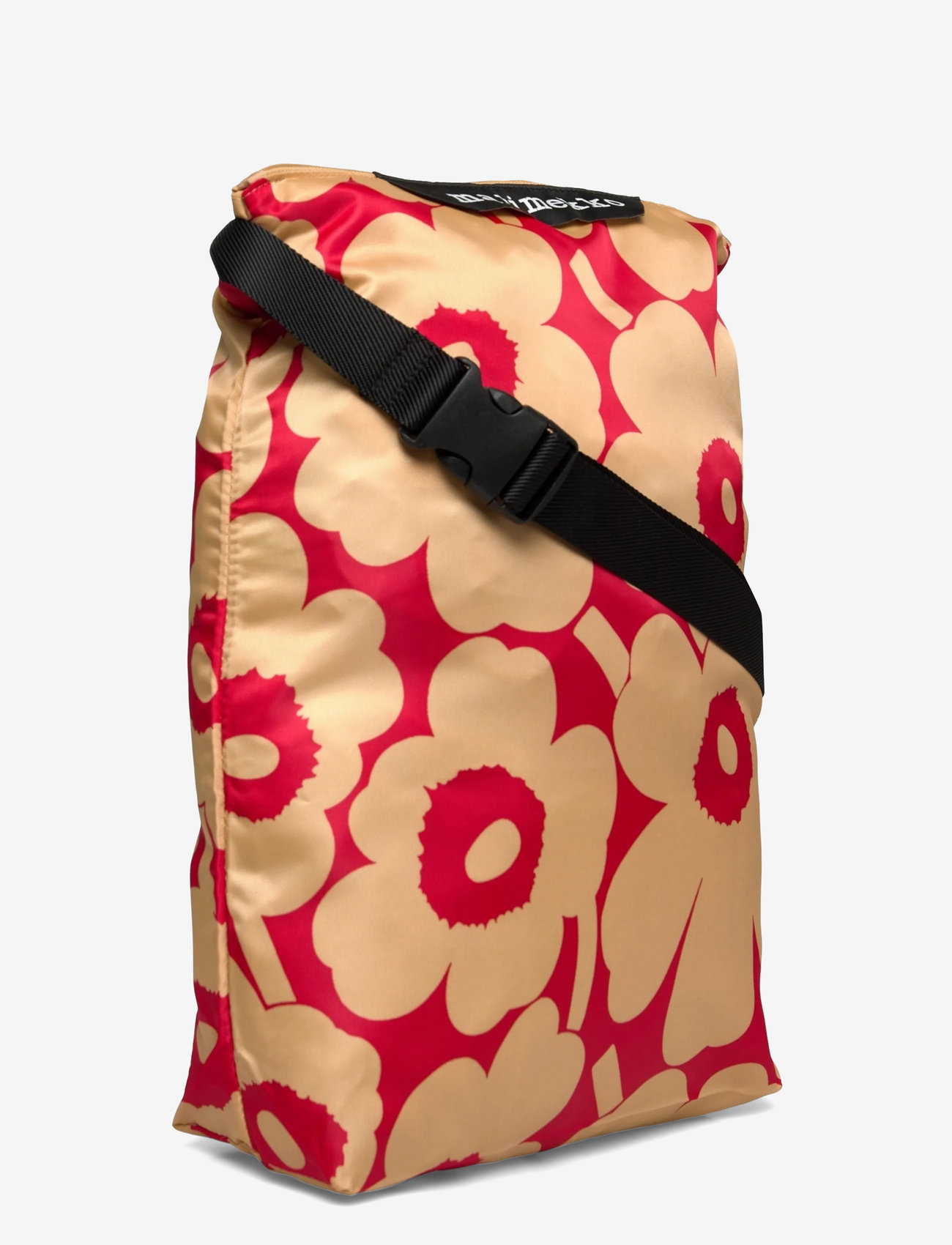 Marimekko - NEAT CROSSBODY UNIKKO M - shoppers - light brown, red - 3