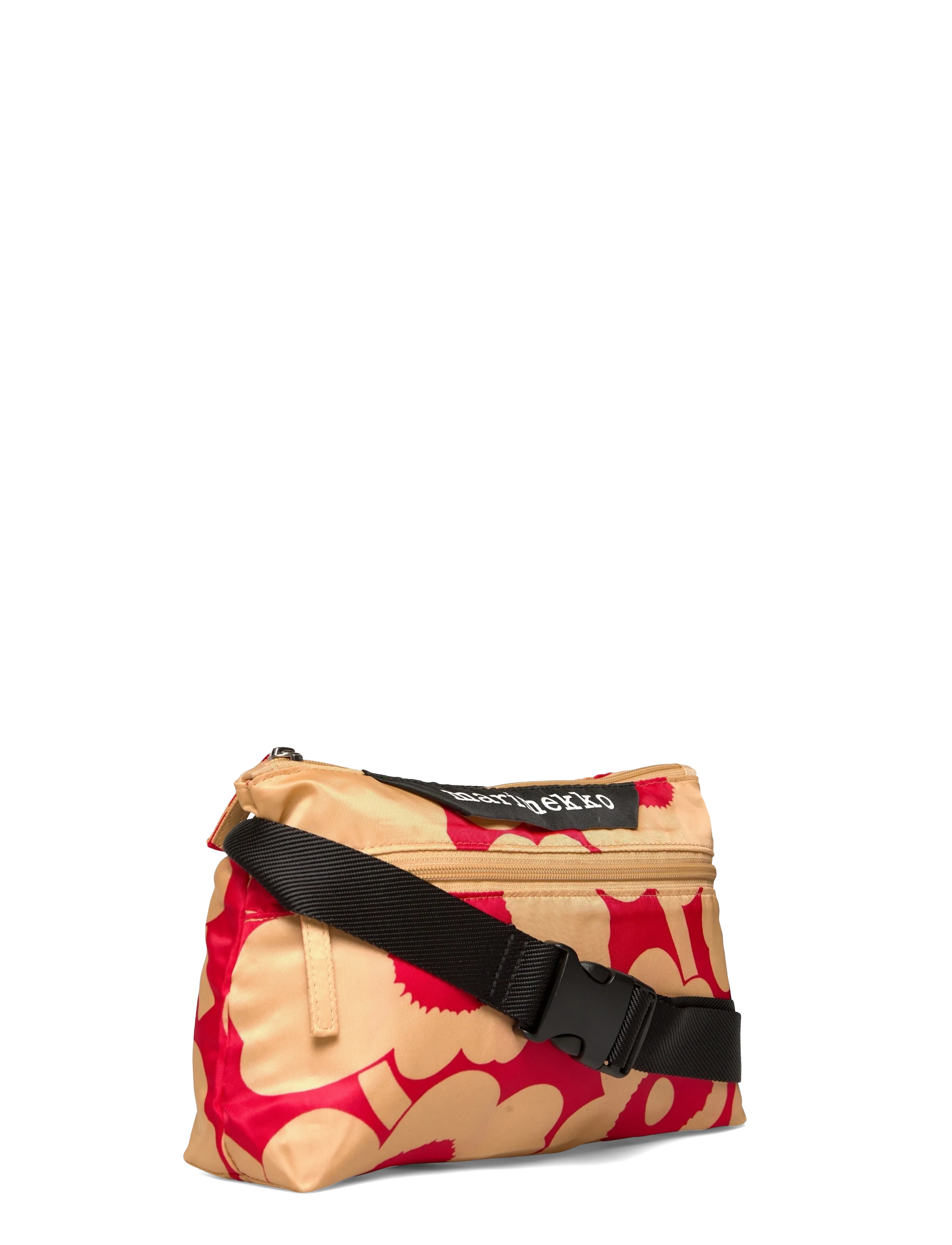 Marimekko - NEAT CROSSBODY UNIKKO S - light brown, red - 3