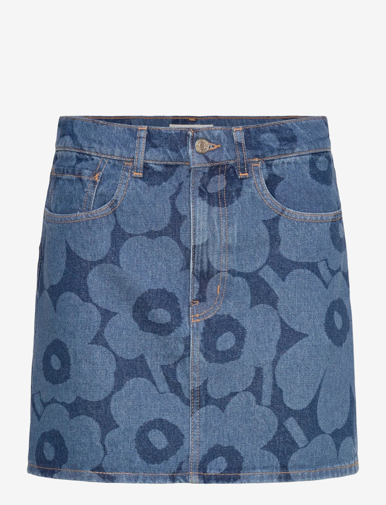 Marimekko - MARIDENIM RUUDUT UNIKKO - mid indigo - 1