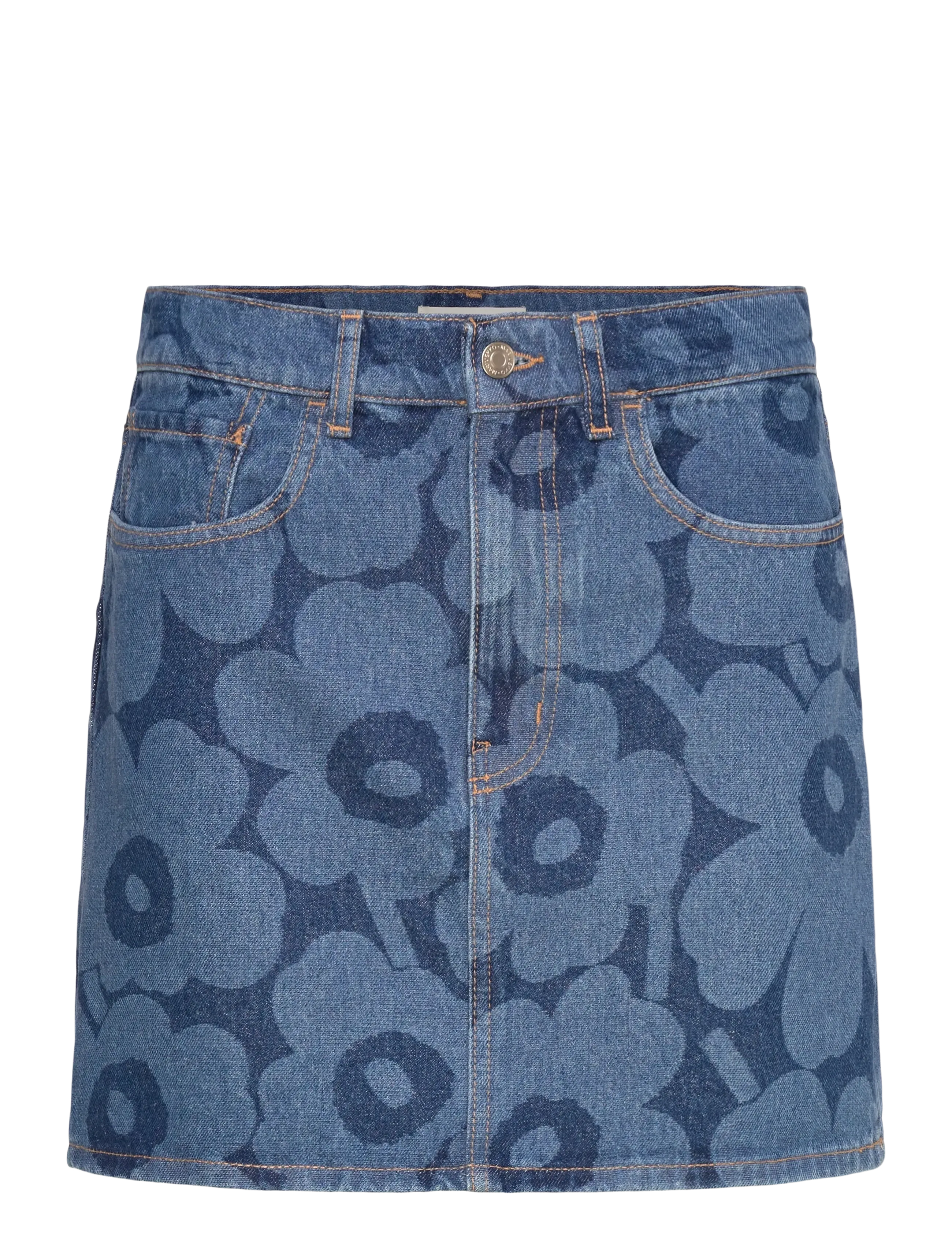 Marimekko MARIDENIM RUUDUT UNIKKO - Seelikud - MID INDIGO / blue