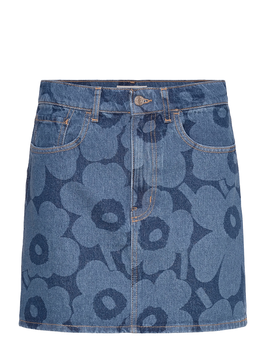 Marimekko - MARIDENIM RUUDUT UNIKKO - mid indigo - 1
