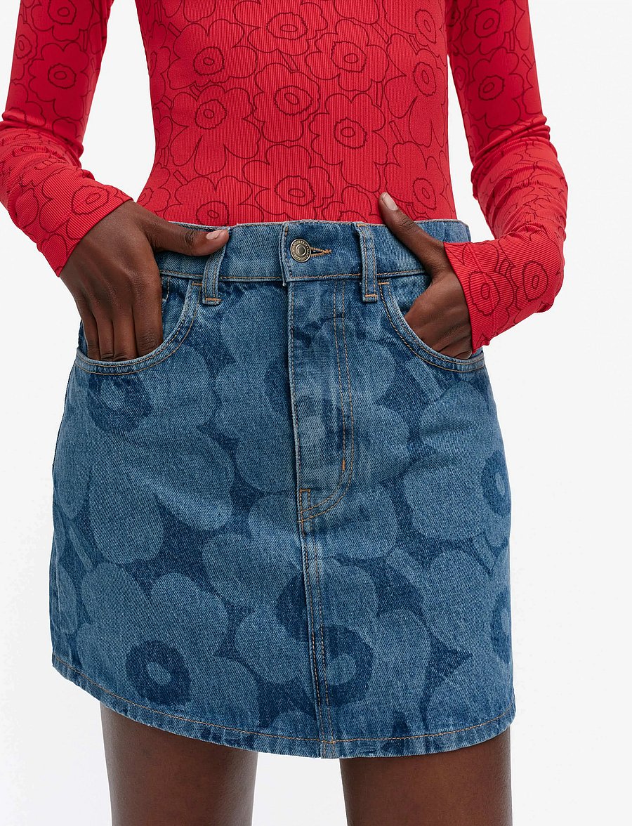 Marimekko - MARIDENIM RUUDUT UNIKKO - mid indigo - 3