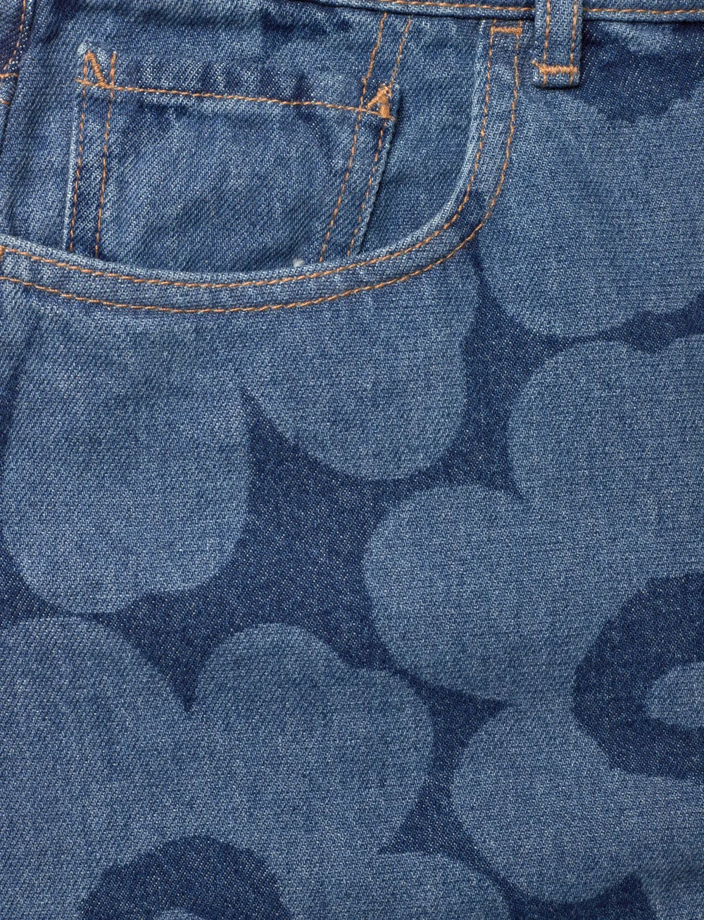 Marimekko - MARIDENIM RUUDUT UNIKKO - denim skirts - mid indigo - 4