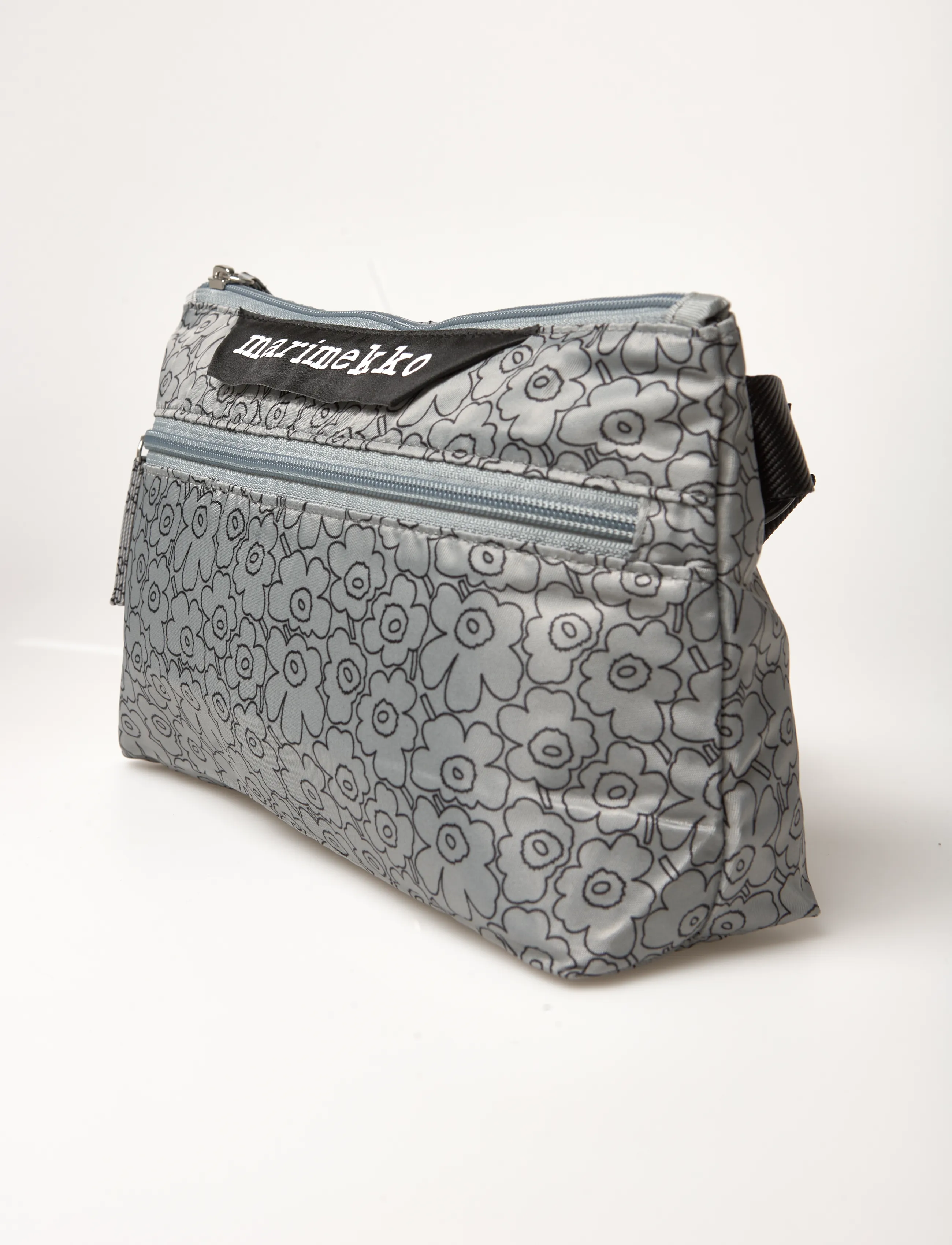 Marimekko - NEAT CROSSBODY PIIRTO UNIKKO S - grey, black - 4