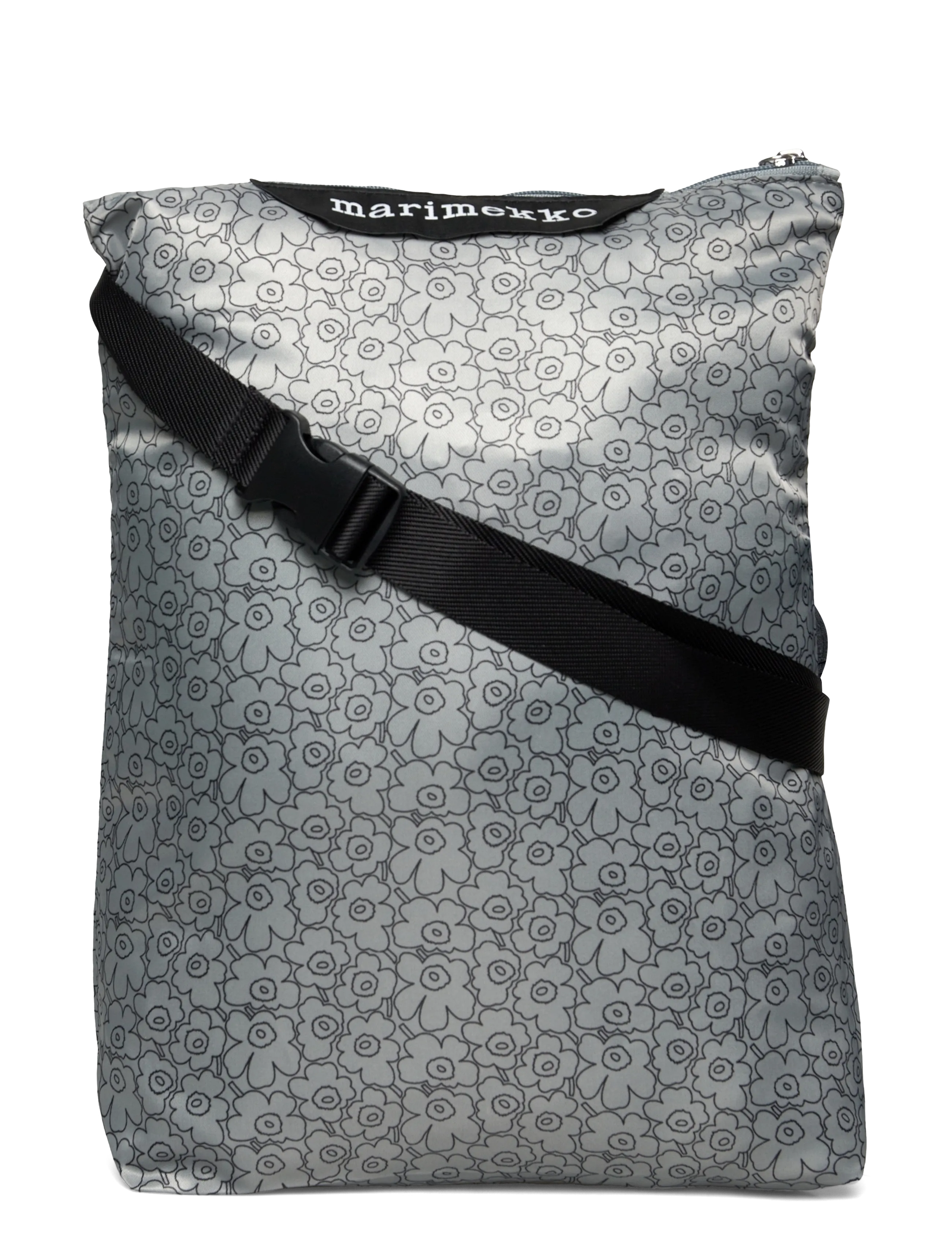 Marimekko - NEAT CROSSBODY PIIRTO UNIKKO M - shoppers - grey, black - 1