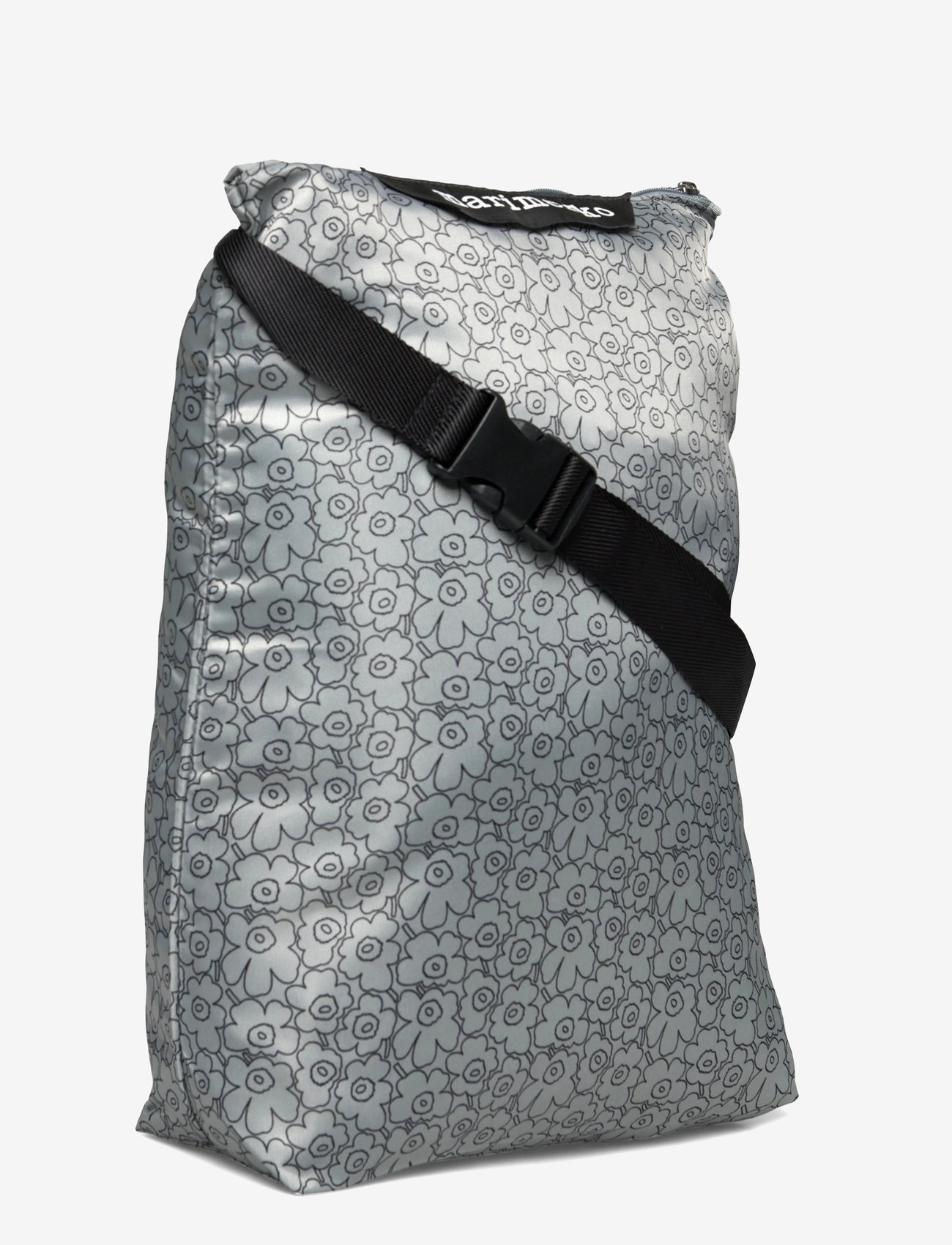 Marimekko - NEAT CROSSBODY PIIRTO UNIKKO M - tote bags - grey, black - 2