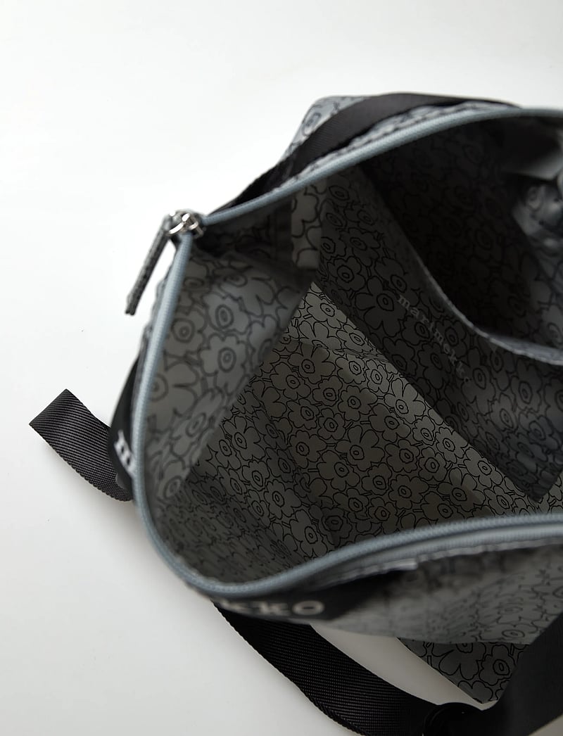 Marimekko - NEAT CROSSBODY PIIRTO UNIKKO M - shoppere - grey, black - 4