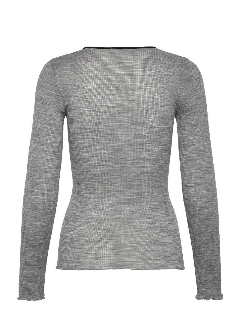 Marimekko - POLKKA TUMMA - pikkade varrukatega alussärgid - dark grey, brown - 2