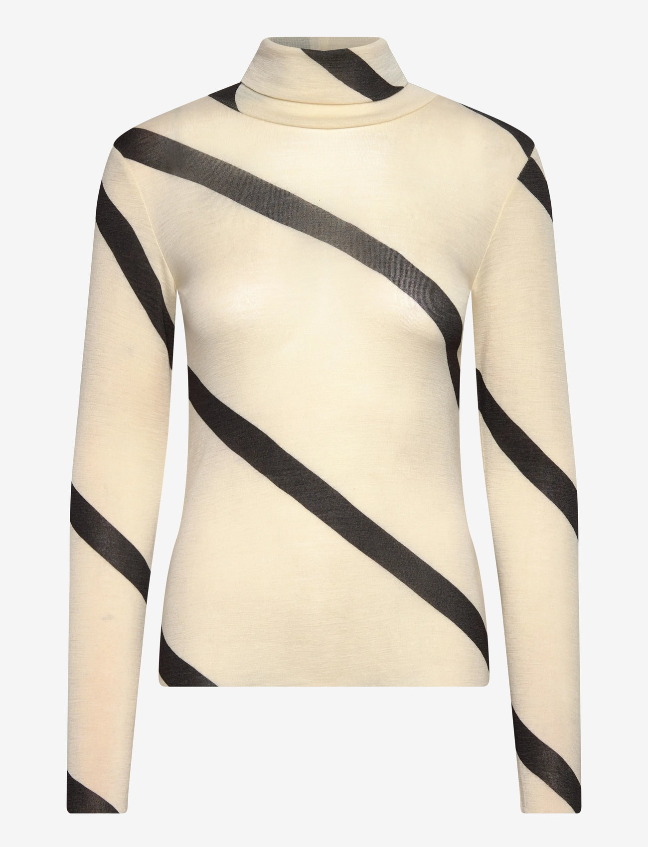 Marimekko - VILINA BASSO - kõrge kaelusega džemprid - off white, black - 1