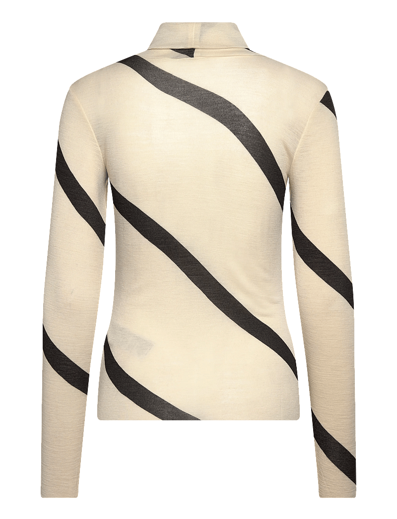 Marimekko - VILINA BASSO - kõrge kaelusega džemprid - off white, black - 2