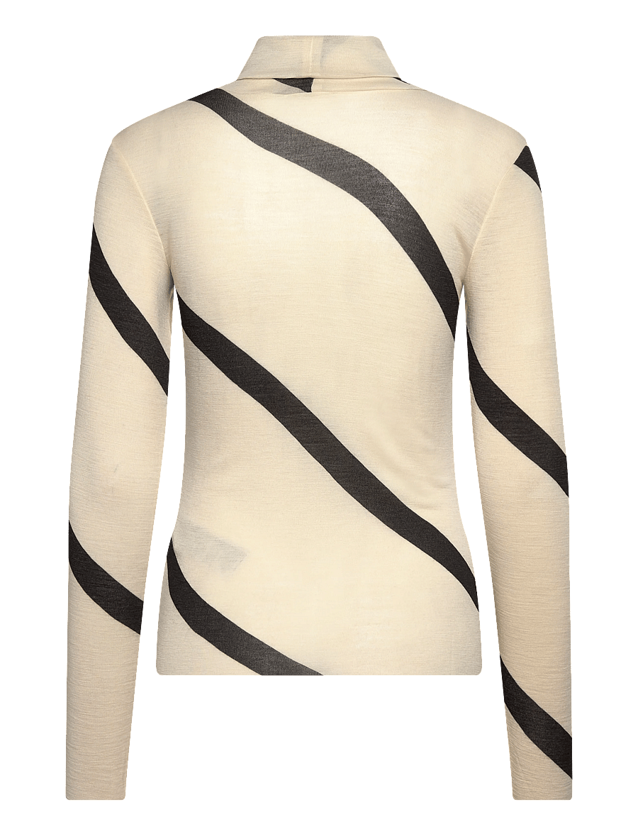 Marimekko - VILINA BASSO - turtlenecks - off white, black - 2