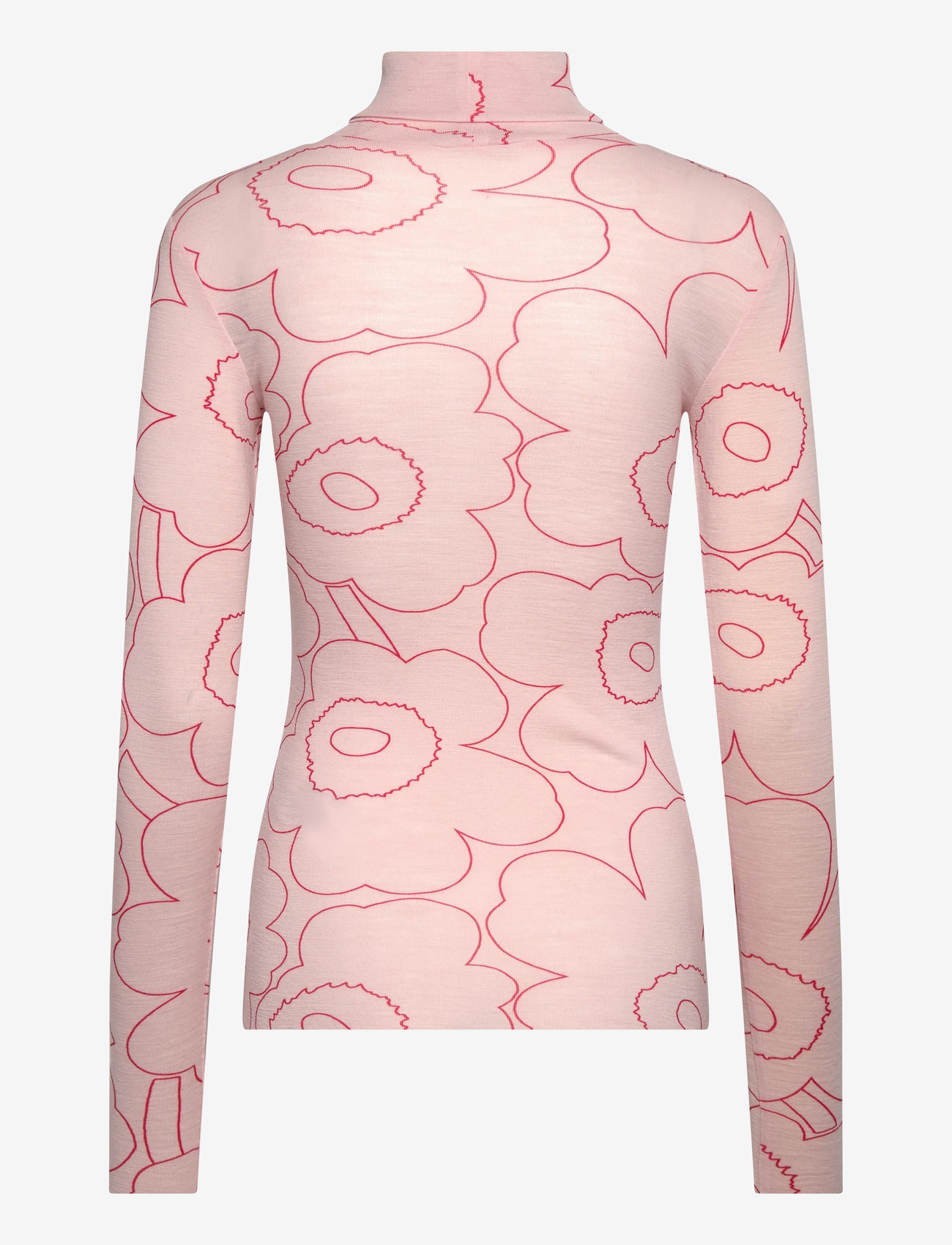 Marimekko - VILINA PIIRTO UNIKKO - rollkragenpullover - light pink, red - 2