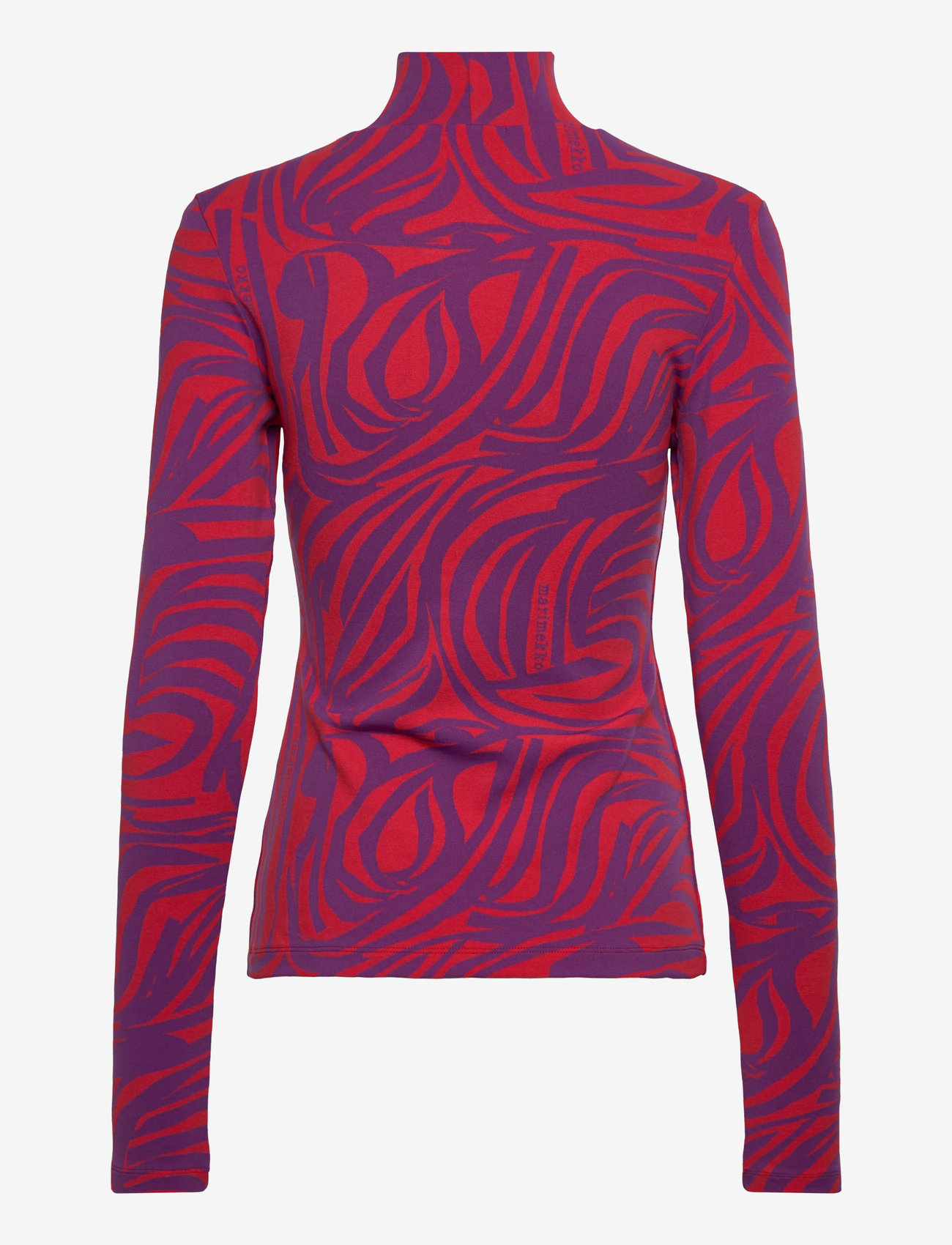 Marimekko - JÄKÄLÄ JOKURAITA LOGO - polotröjor - red, purple - 2