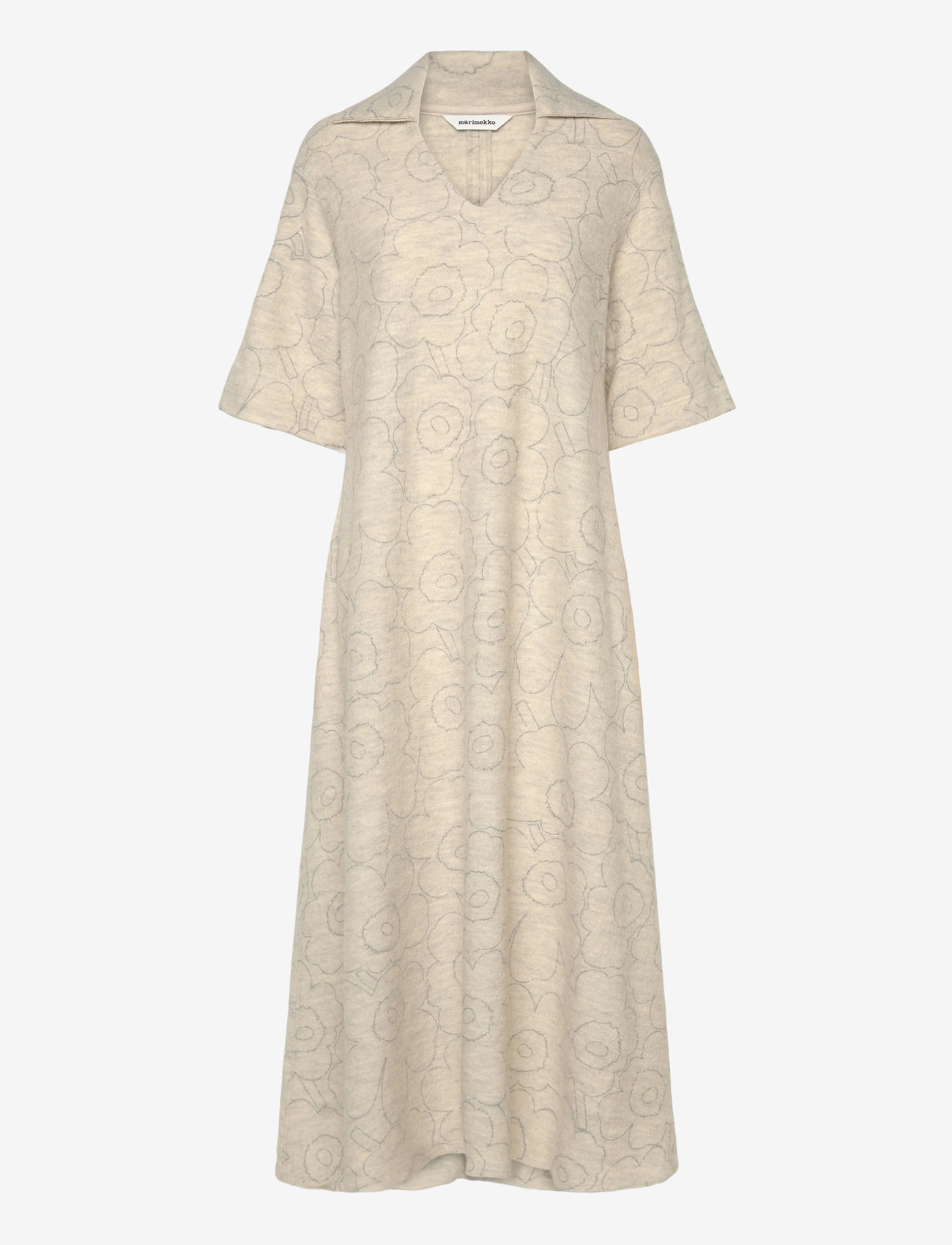 Marimekko - NIETOS PIIRTO UNIKKO - t-shirt dresses - off white, grey - 0