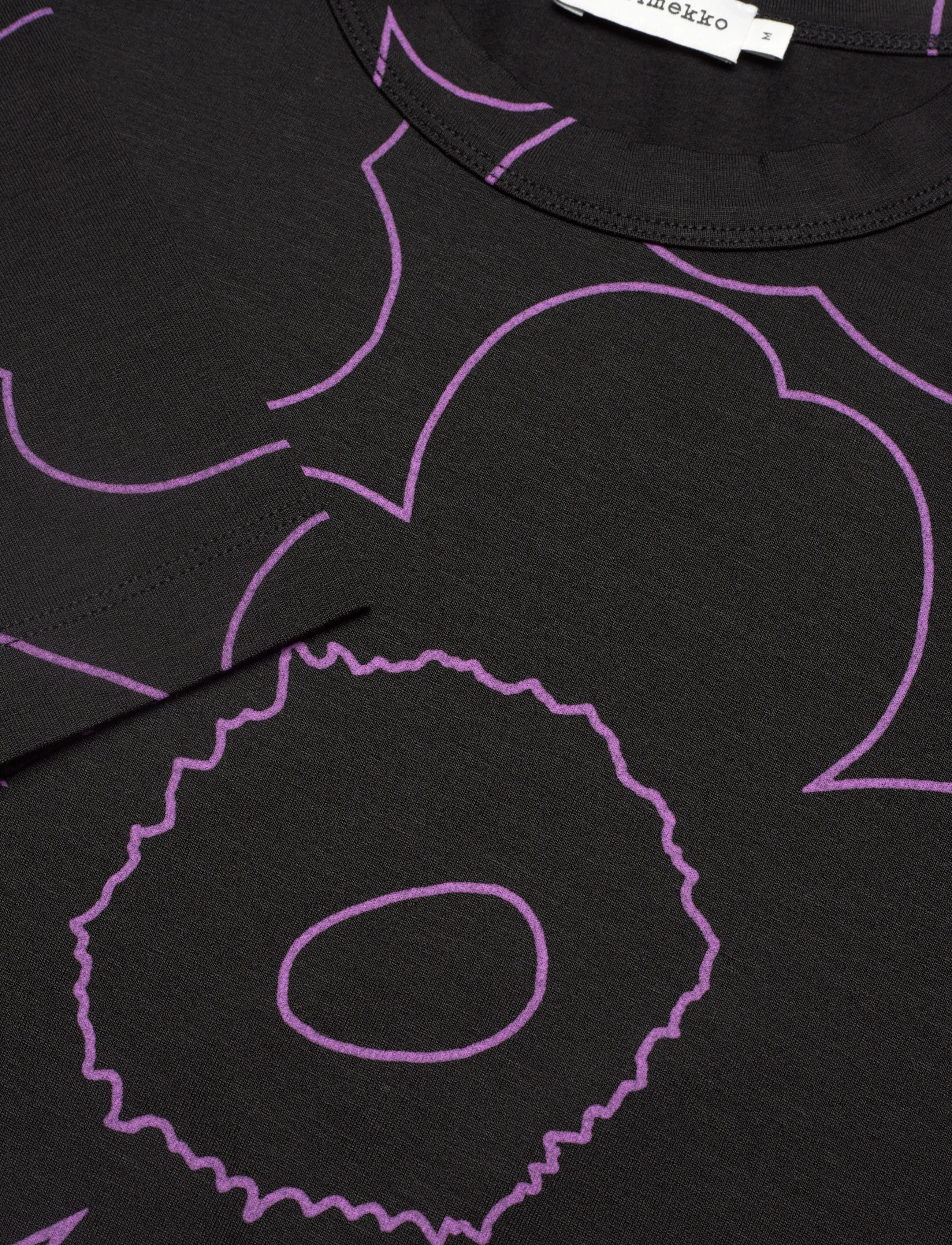 Marimekko - VIEDÄ PIIRTO UNIKKO - langärmlige blusen - black, purple - 5