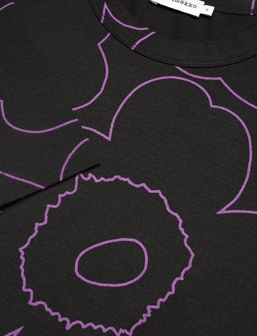 Marimekko - VIEDÄ PIIRTO UNIKKO - black, purple - 5