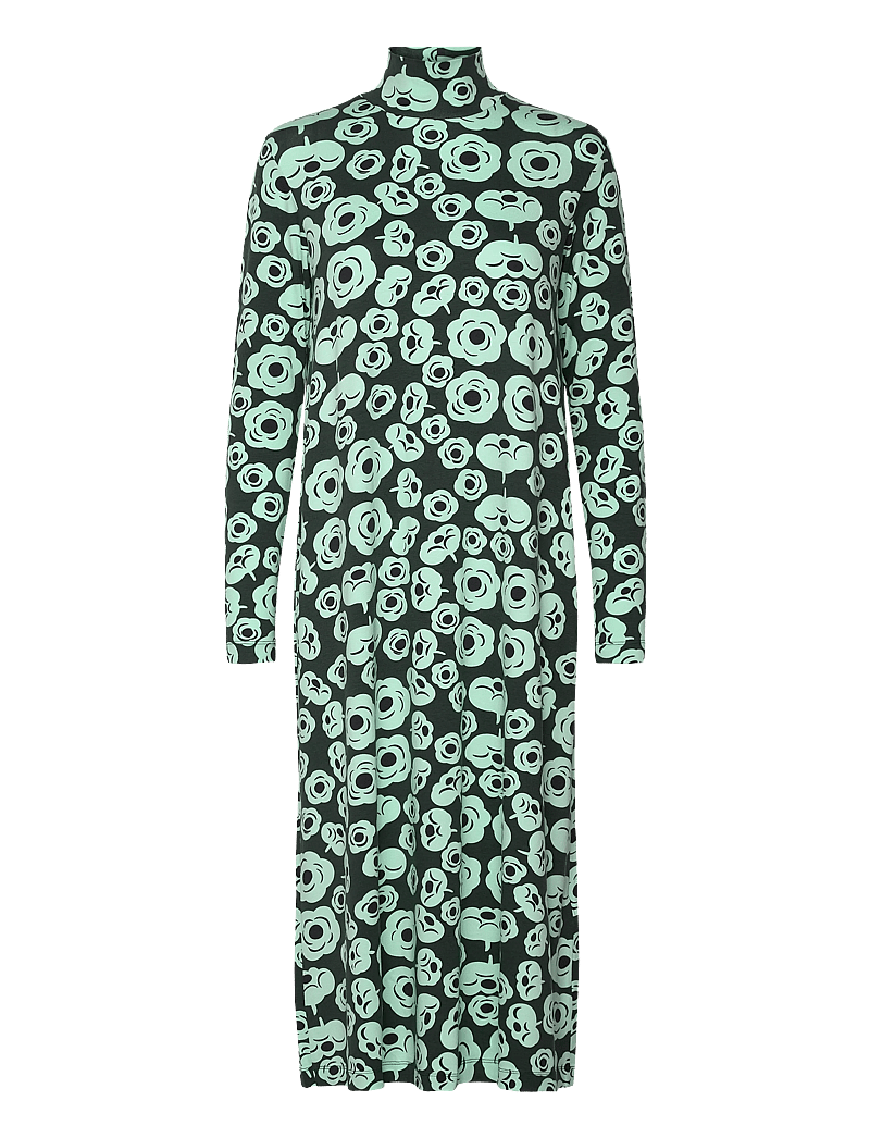 Marimekko - CAVEA TUMMA - maxi dresses - dark green, turquoise, black - 1