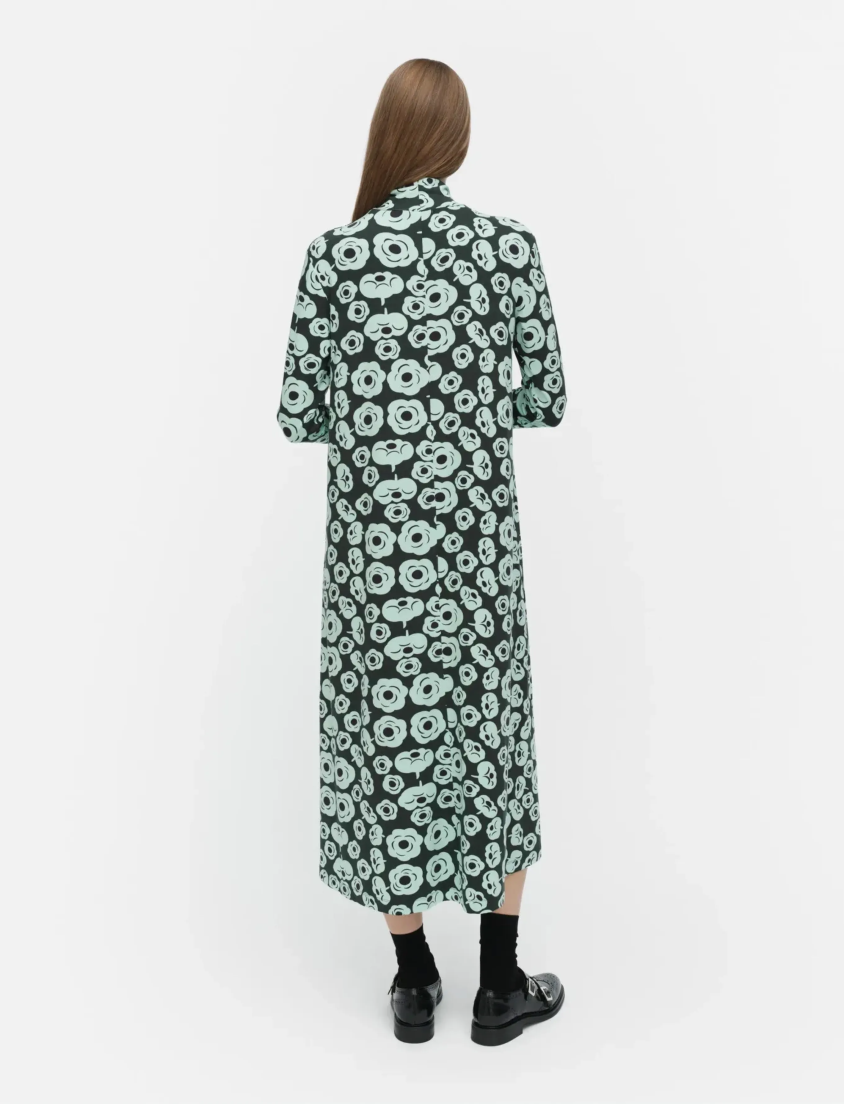 Marimekko - CAVEA TUMMA - maxi kjoler - dark green, turquoise, black - 3
