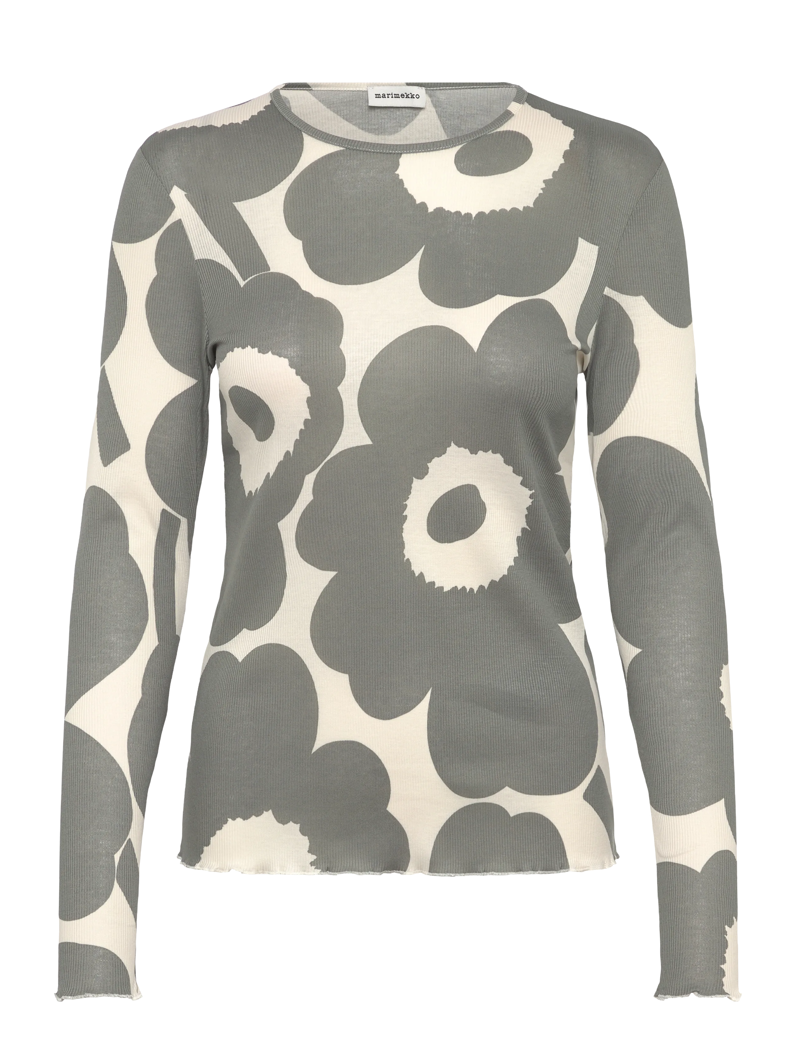 MARIMEKKO Floraali Unikko Grau - L - Damen