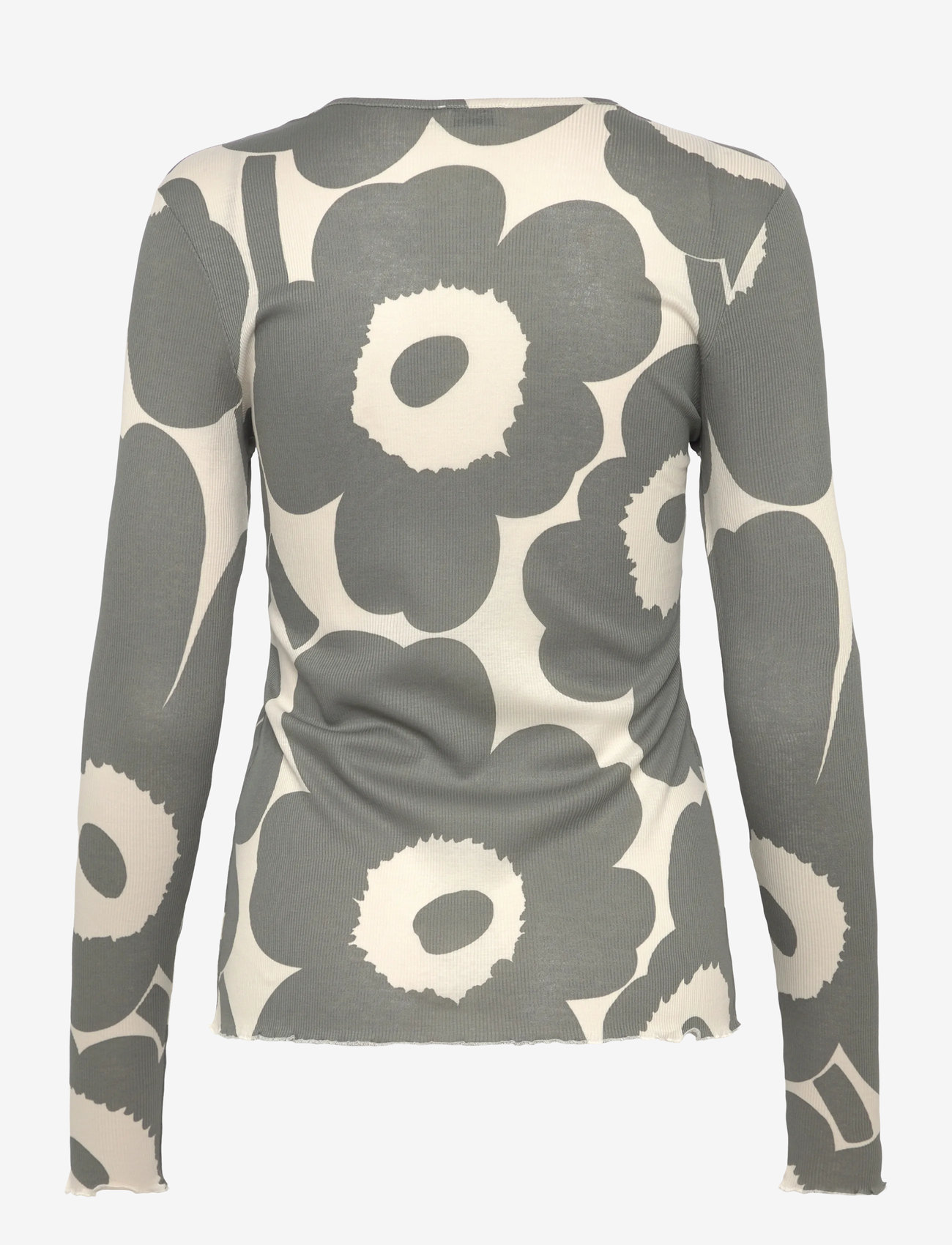 Marimekko - FLORAALI UNIKKO - langärmlige tops - grey, off white - 2