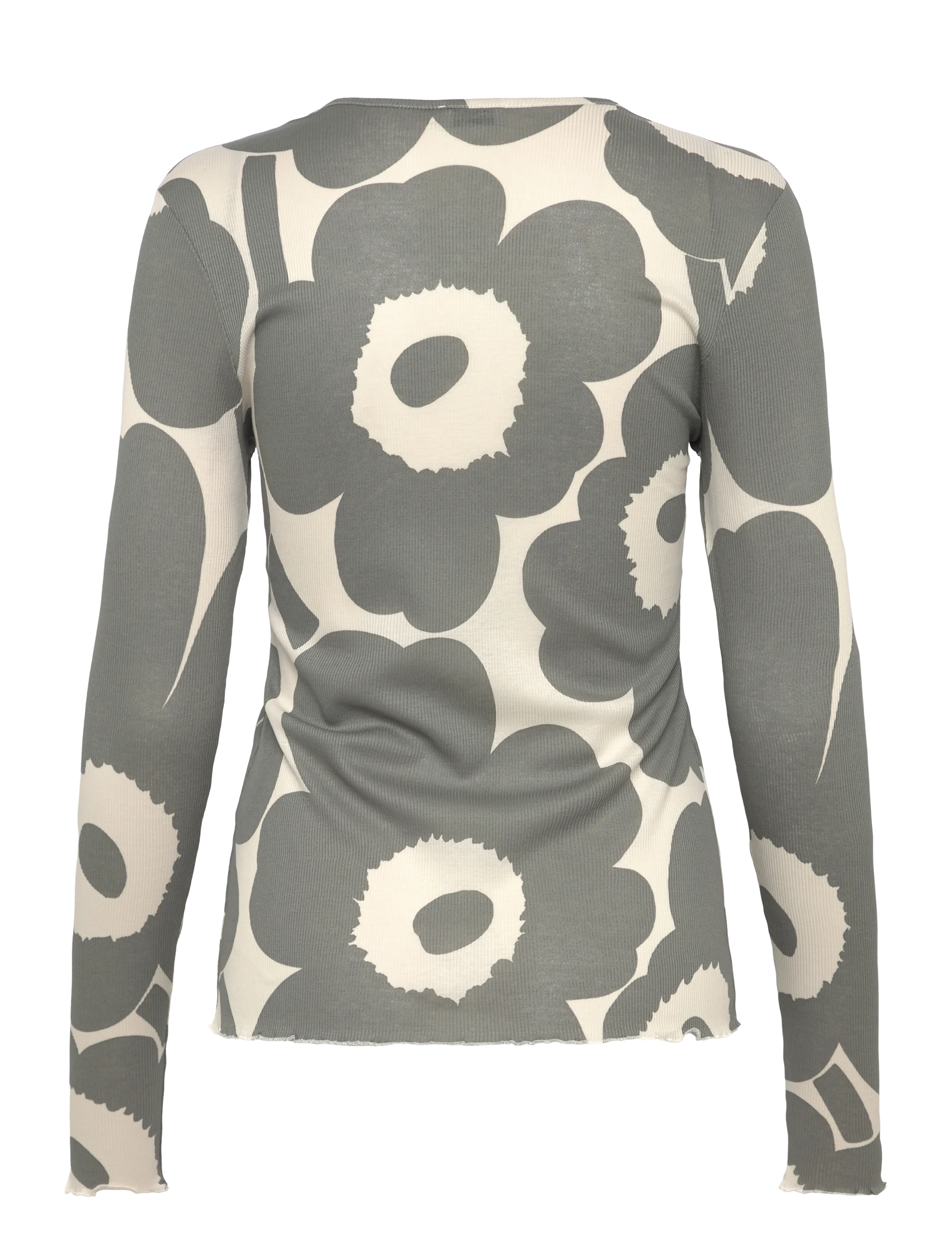 Marimekko - FLORAALI UNIKKO - langærmede toppe - grey, off white - 2