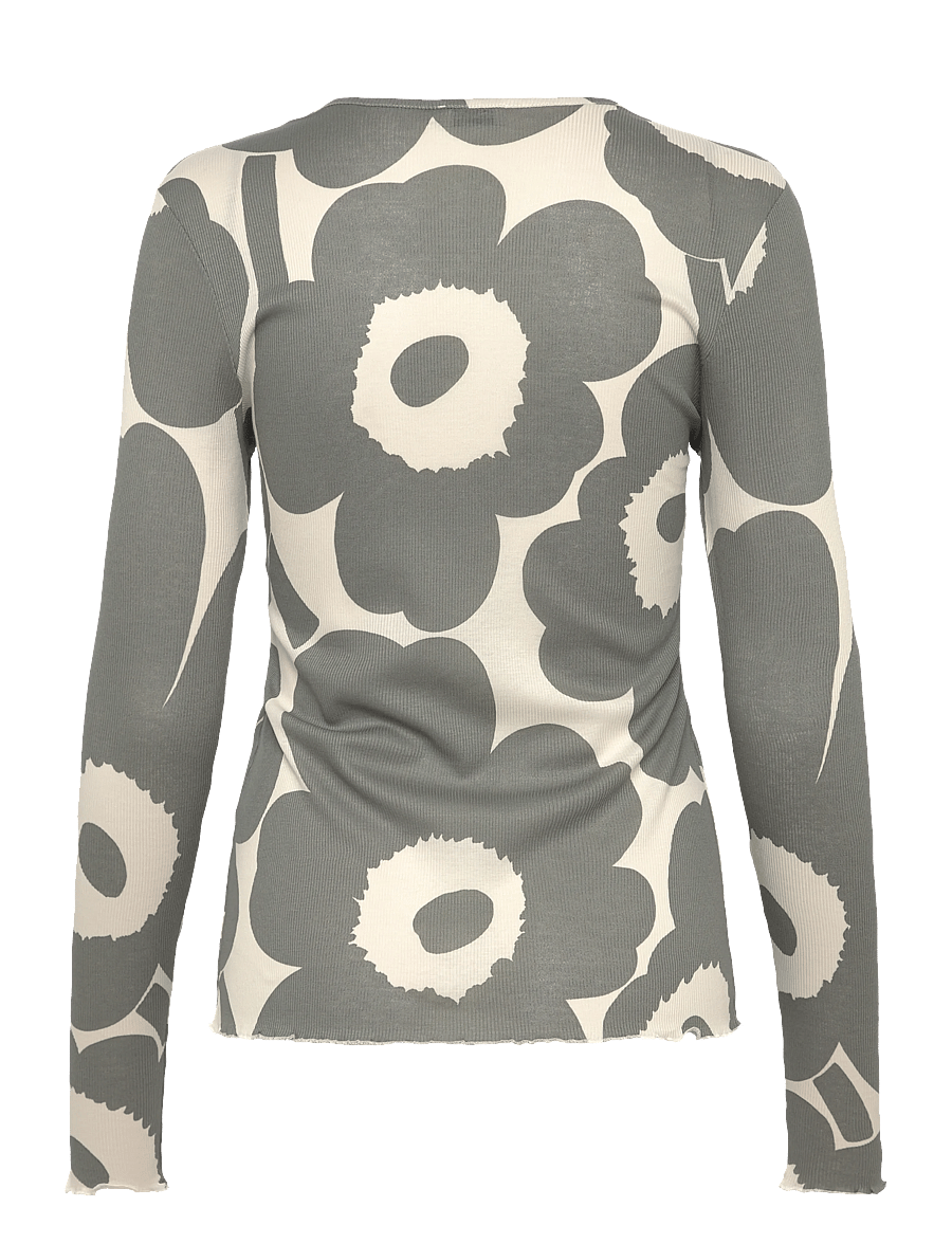 Marimekko - FLORAALI UNIKKO - long-sleeved tops - grey, off white - 2