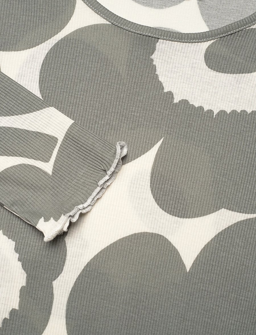 Marimekko - FLORAALI UNIKKO - long-sleeved tops - grey, off white - 5