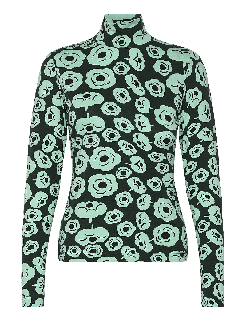 Marimekko - ARMAS TUMMA - langärmlige tops - dark green, turquoise, black - 1