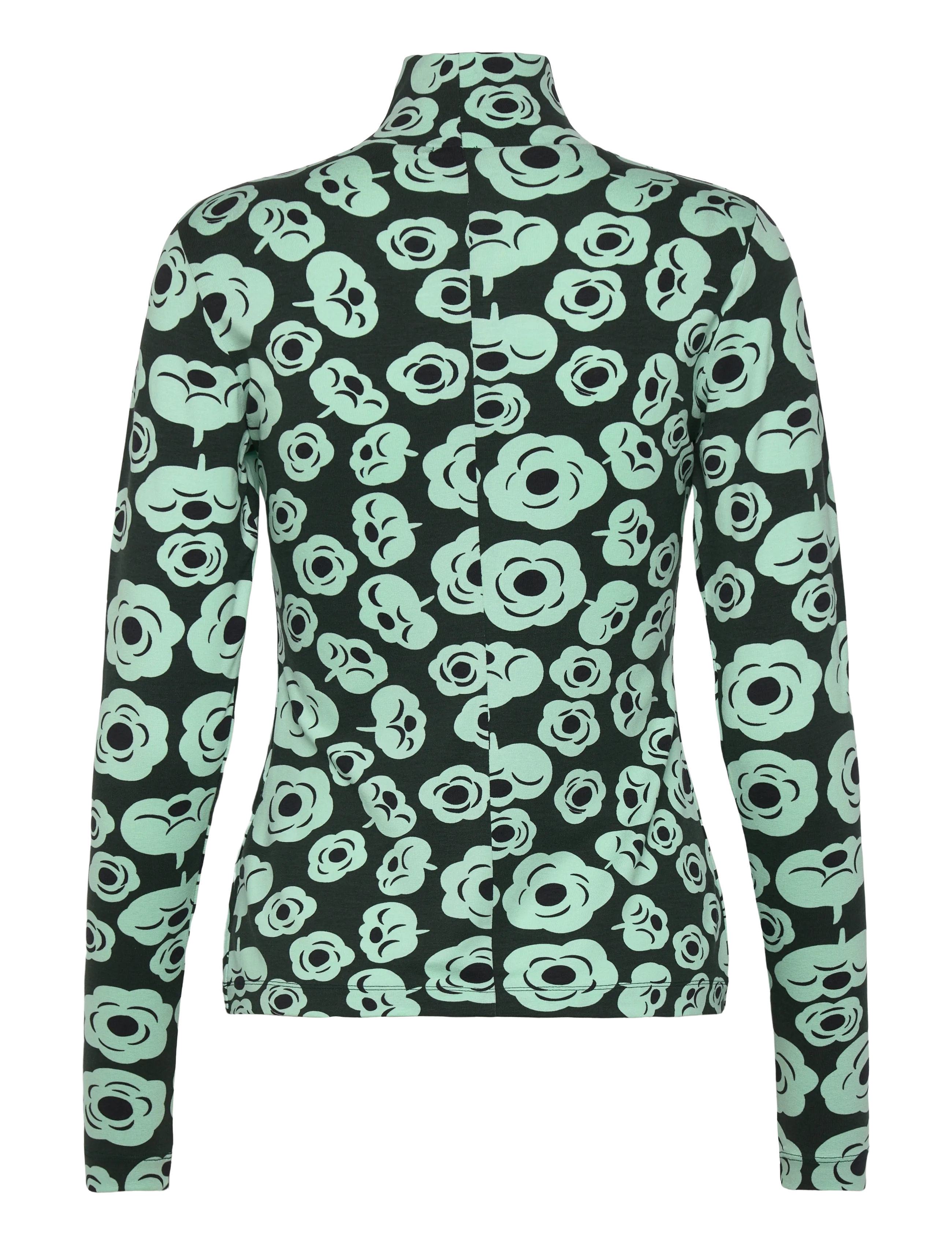 Marimekko - ARMAS TUMMA - langermede topper - dark green, turquoise, black - 2