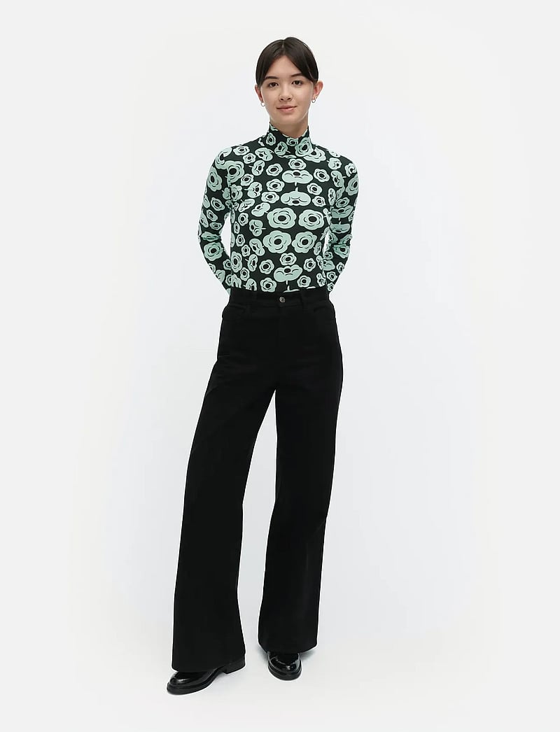 Marimekko - ARMAS TUMMA - langärmlige tops - dark green, turquoise, black - 0