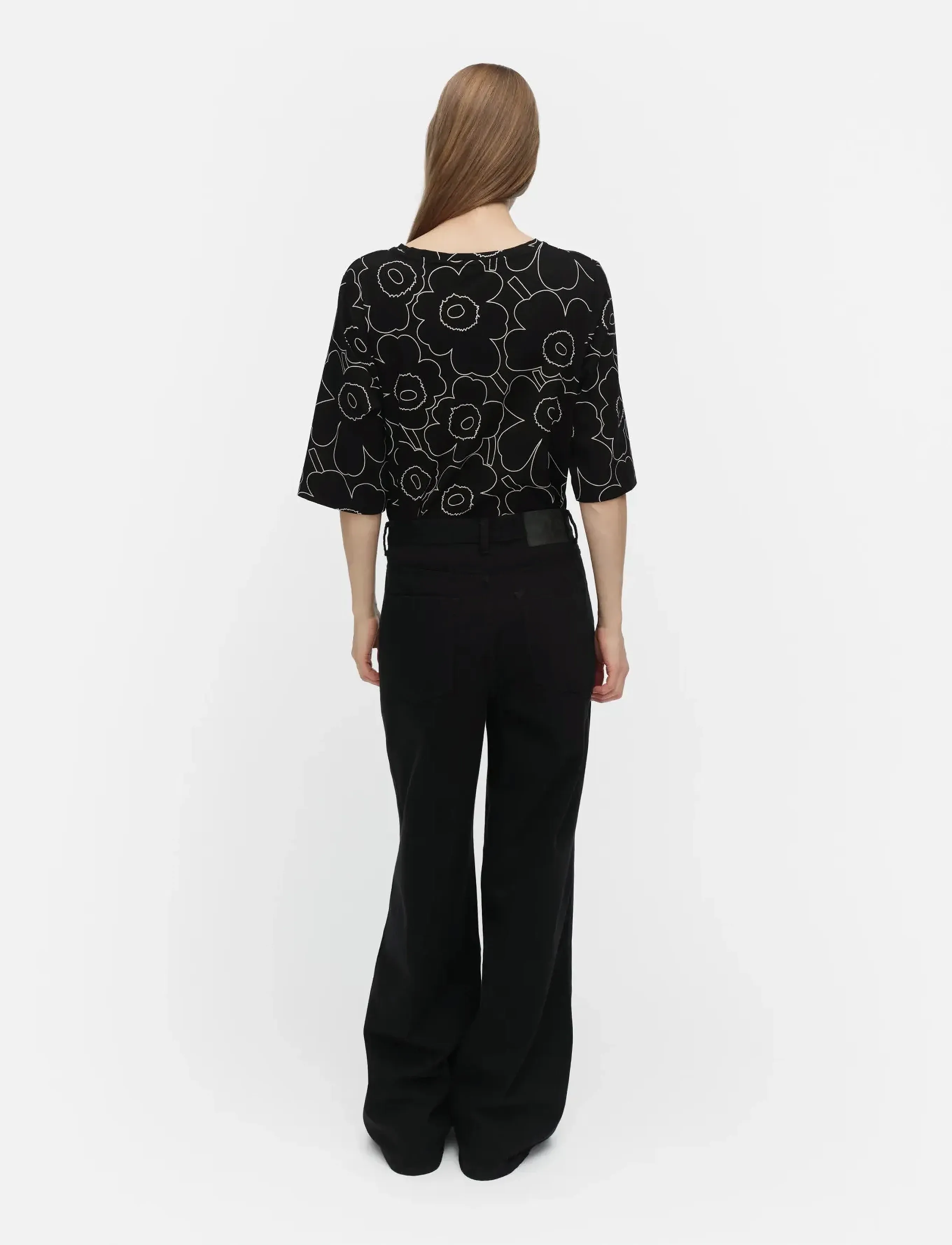 Marimekko - KOLLAASI PIIRTO UNIKKO - black, off white - 3