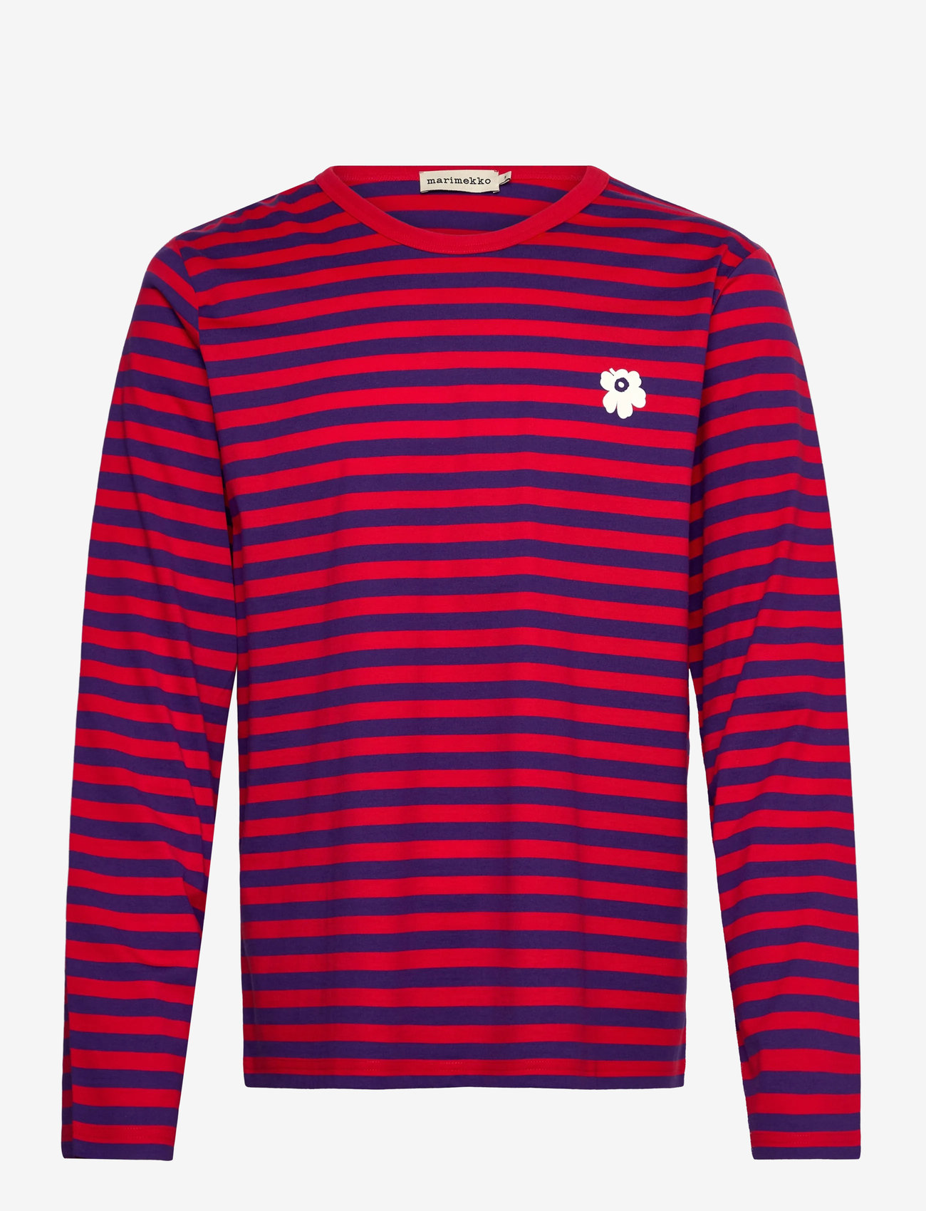 Marimekko - TASARAITA UNISEX UNIKKO LS - long-sleeved tops - red, violet - 1