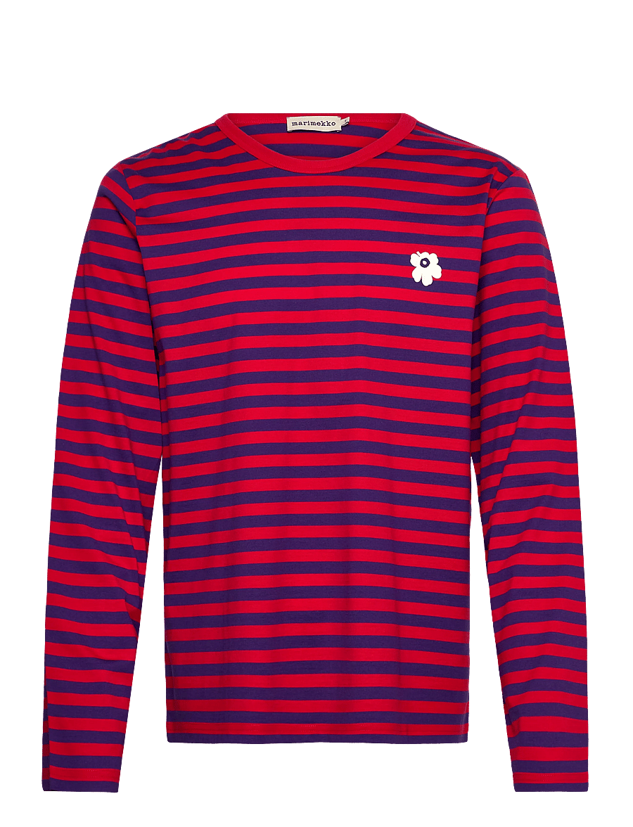 Marimekko - TASARAITA UNISEX UNIKKO LS - langærmede toppe - red, violet - 1