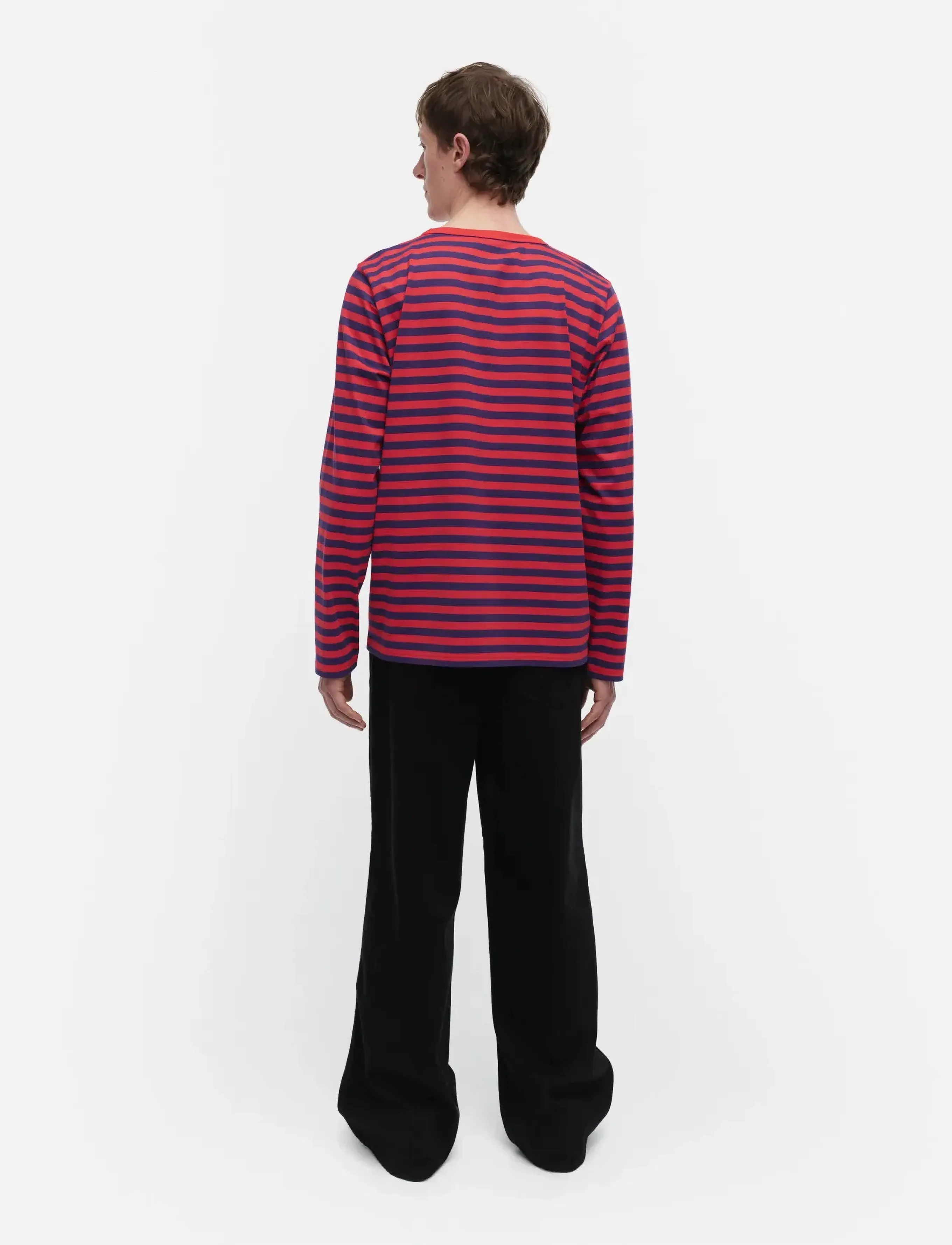 Marimekko - TASARAITA UNISEX UNIKKO LS - pikkade varrukatega alussärgid - red, violet - 3