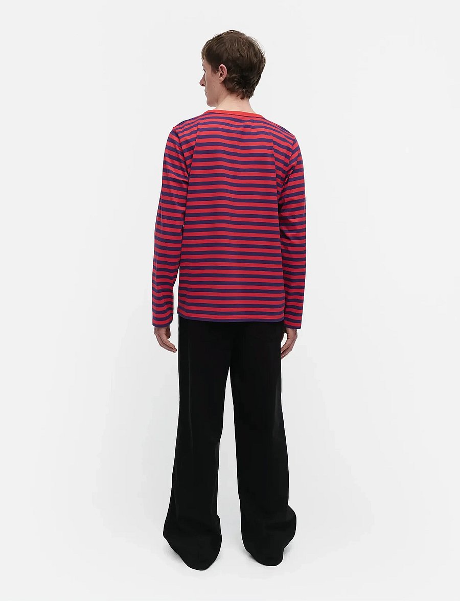 Marimekko - TASARAITA UNISEX UNIKKO LS - langærmede toppe - red, violet - 3