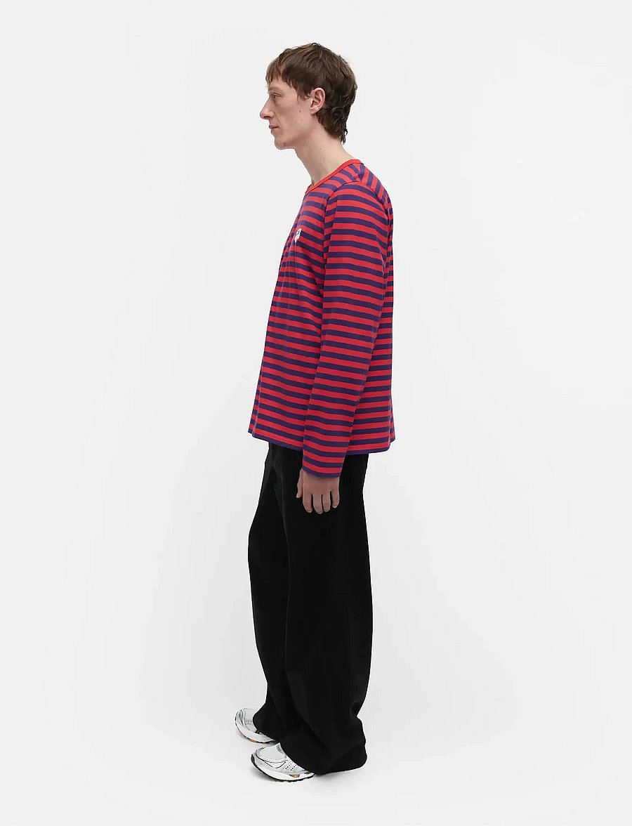 Marimekko - TASARAITA UNISEX UNIKKO LS - langærmede toppe - red, violet - 4