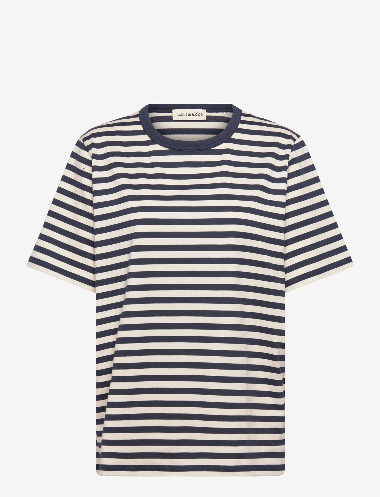 Marimekko - TASARAITA UNISEX SS - dark navy, off white - 1