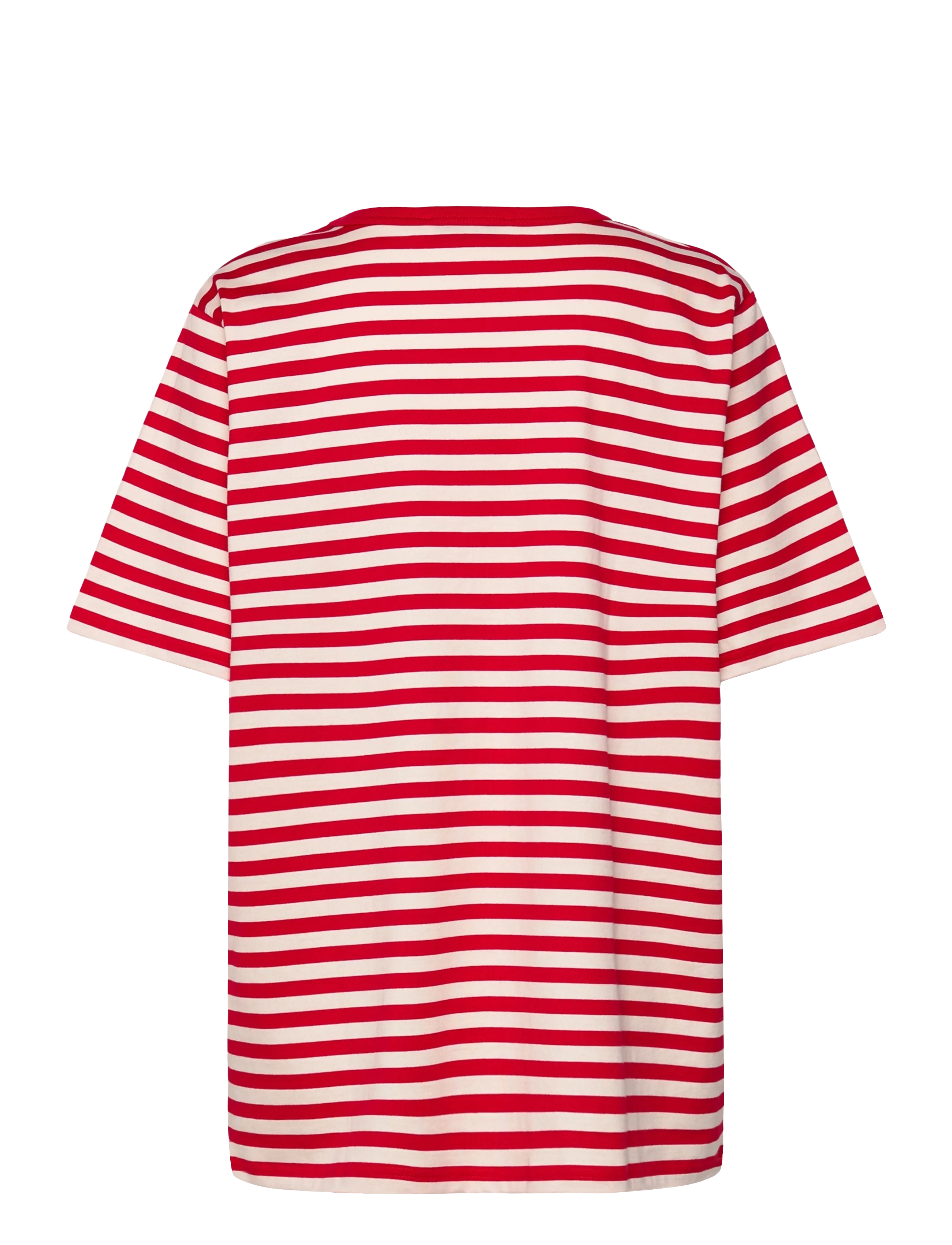 Marimekko - TASARAITA UNISEX SS - red, off white - 2