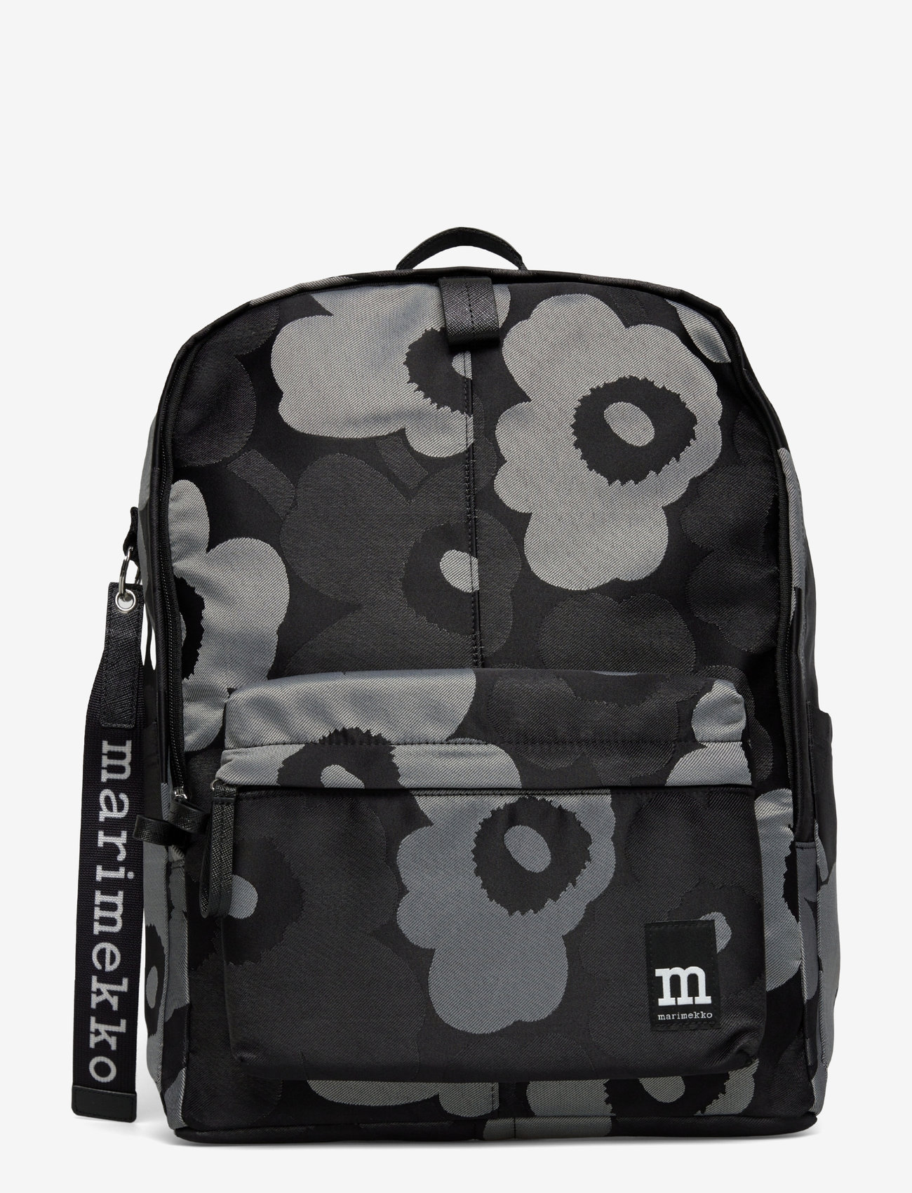 Marimekko - ZIP TOP BACKPACK UNIKKO - aksessuaarid - grey, dark grey, black - 0