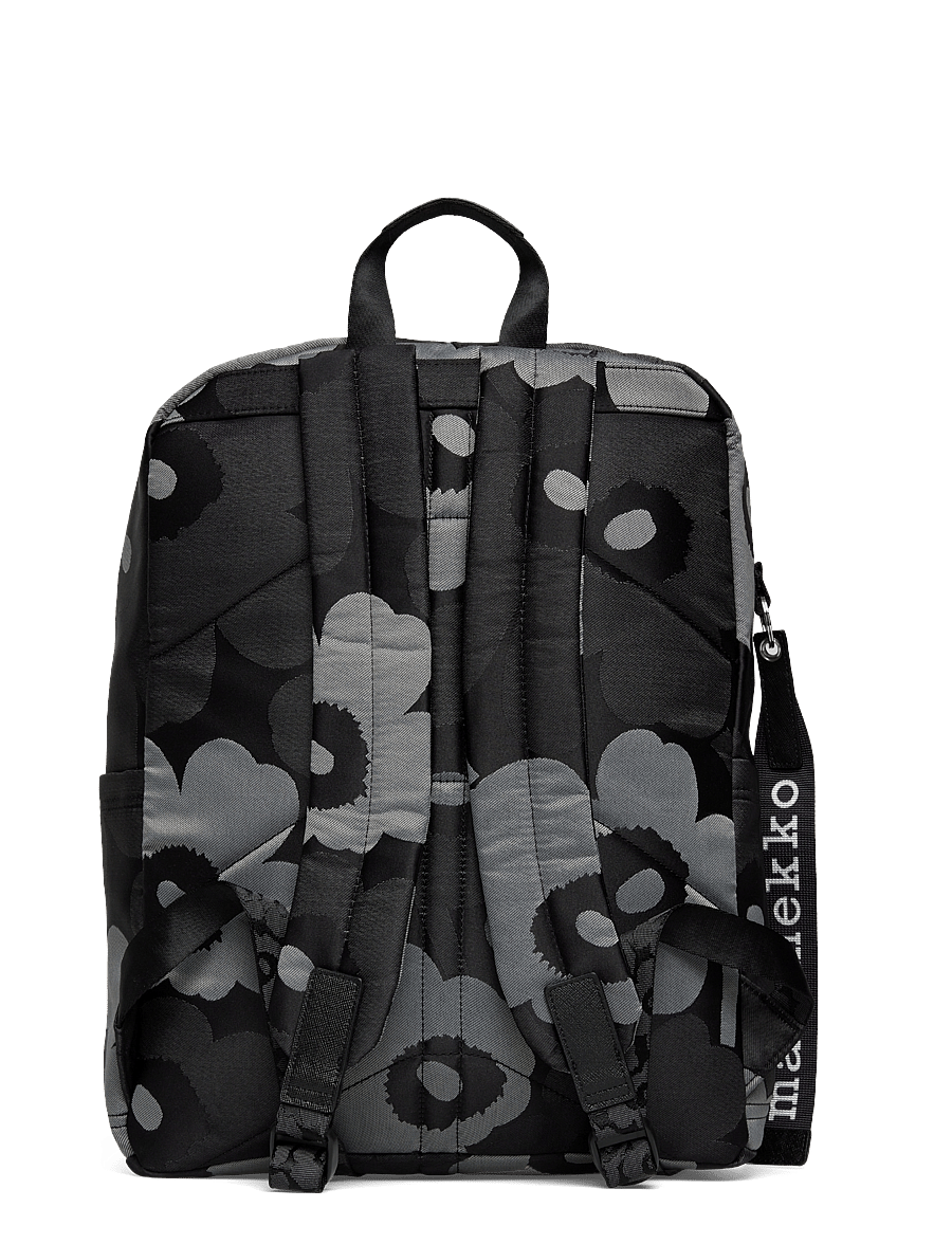 Marimekko - ZIP TOP BACKPACK UNIKKO - grey, dark grey, black - 2
