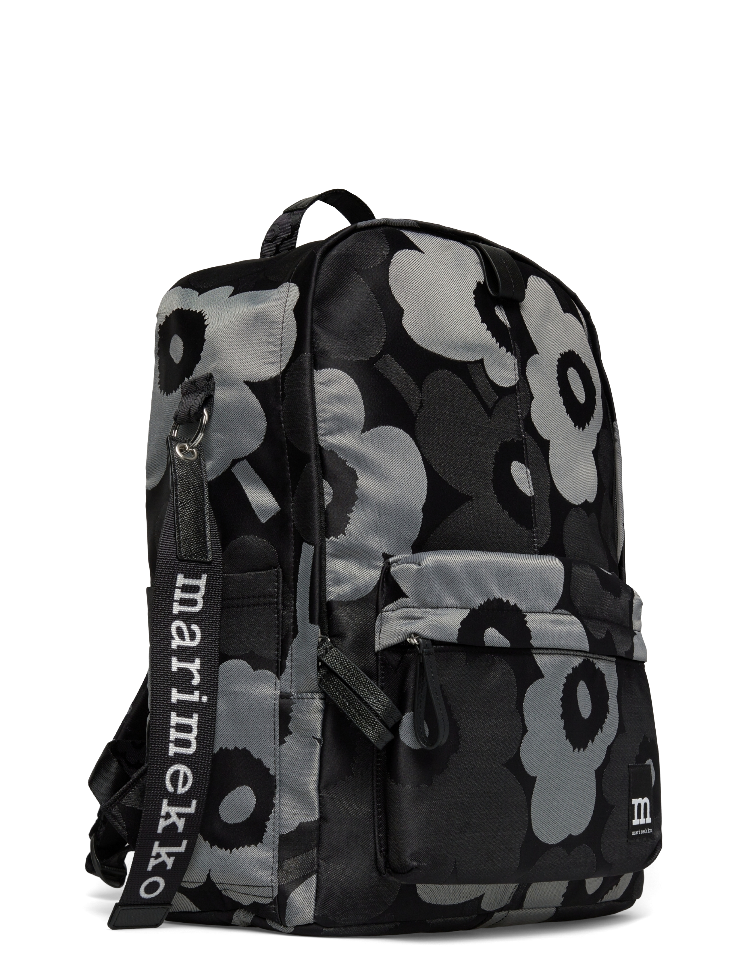 Marimekko - ZIP TOP BACKPACK UNIKKO - grey, dark grey, black - 3
