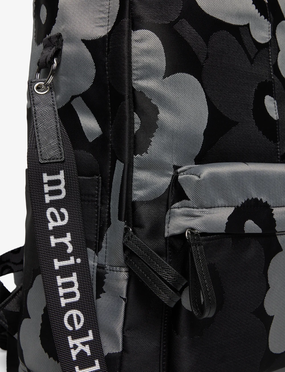 Marimekko - ZIP TOP BACKPACK UNIKKO - modetrender - grey, dark grey, black - 4