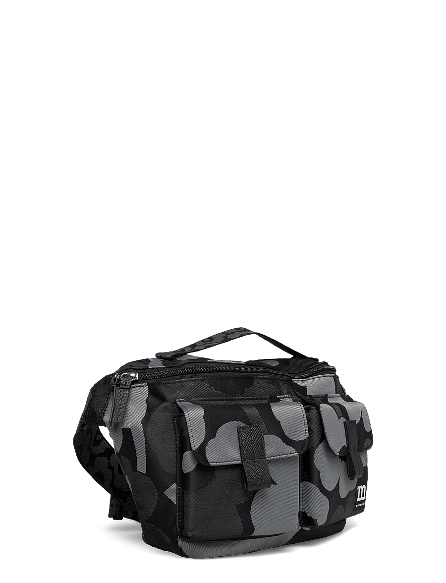 Marimekko - SLING BAG M UNIKKO - vinsældir í tísku - grey, dark grey, black - 3