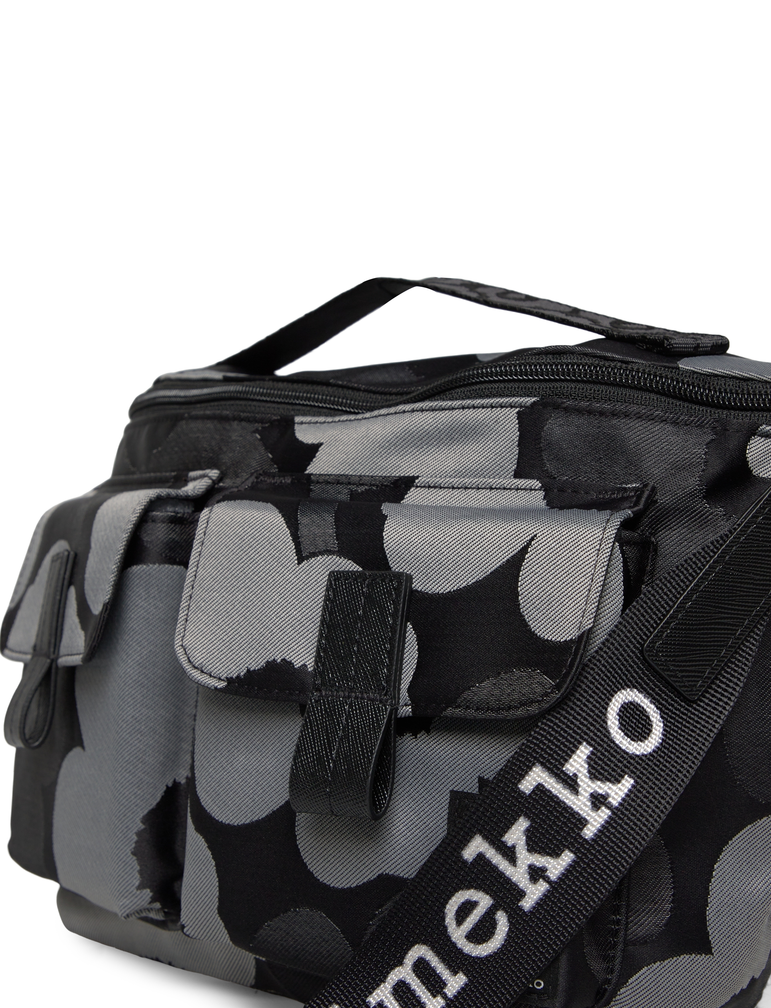 Marimekko - SLING BAG M UNIKKO - vinsældir í tísku - grey, dark grey, black - 4
