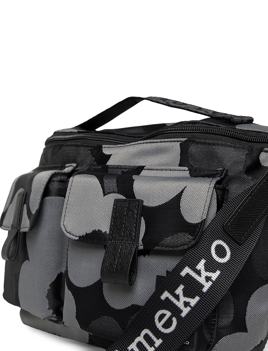 Marimekko - SLING BAG M UNIKKO - vinsældir í tísku - grey, dark grey, black - 4