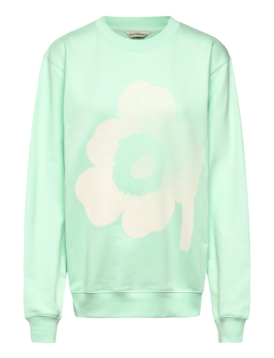 Marimekko - LOISTO UNIKKO PLACEMENT - sweatshirts & hættetrøjer - mint, off white - 1