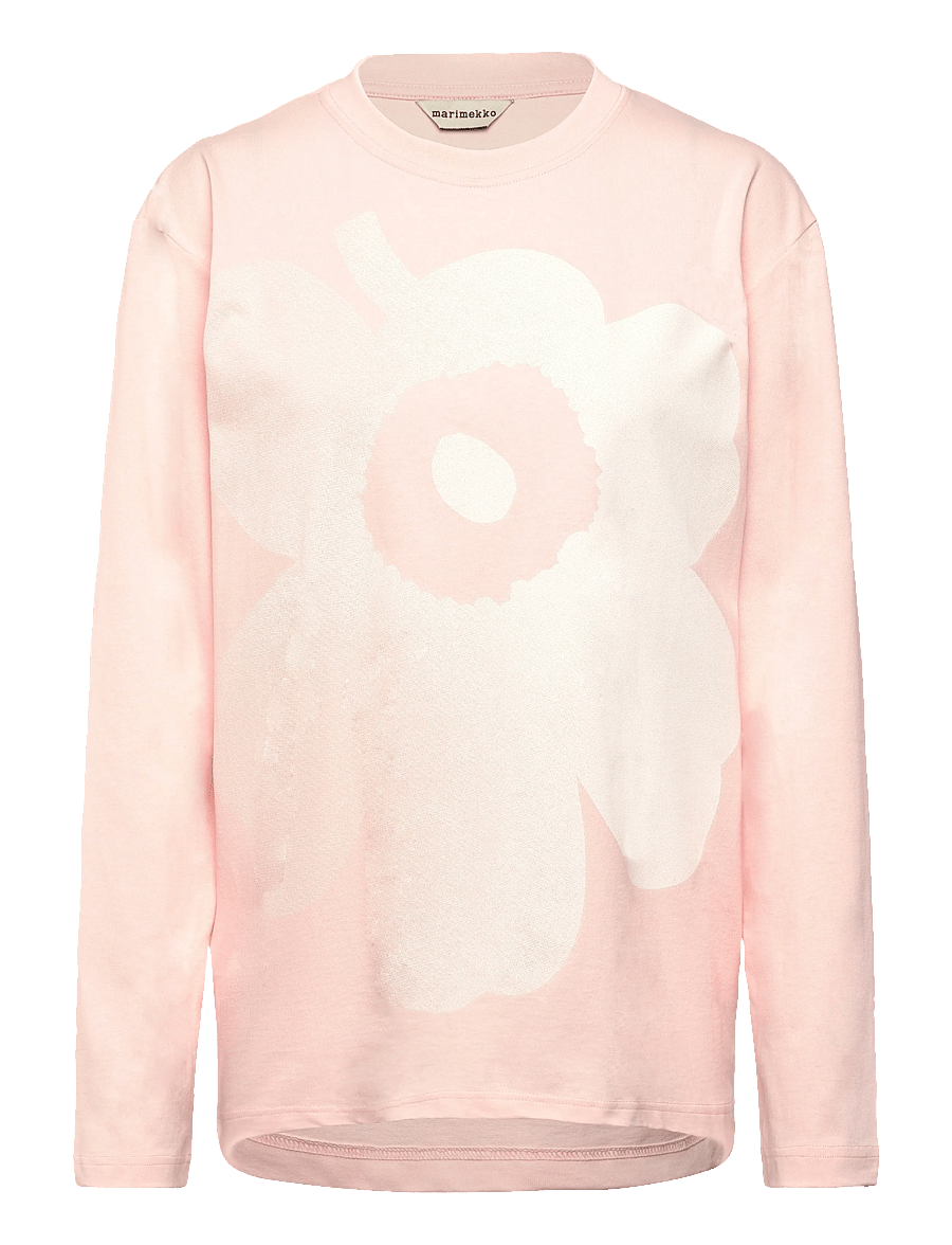 Marimekko - BIITTI UNIKKO PLACEMENT - hauts à manches longues - light pink, off white - 1